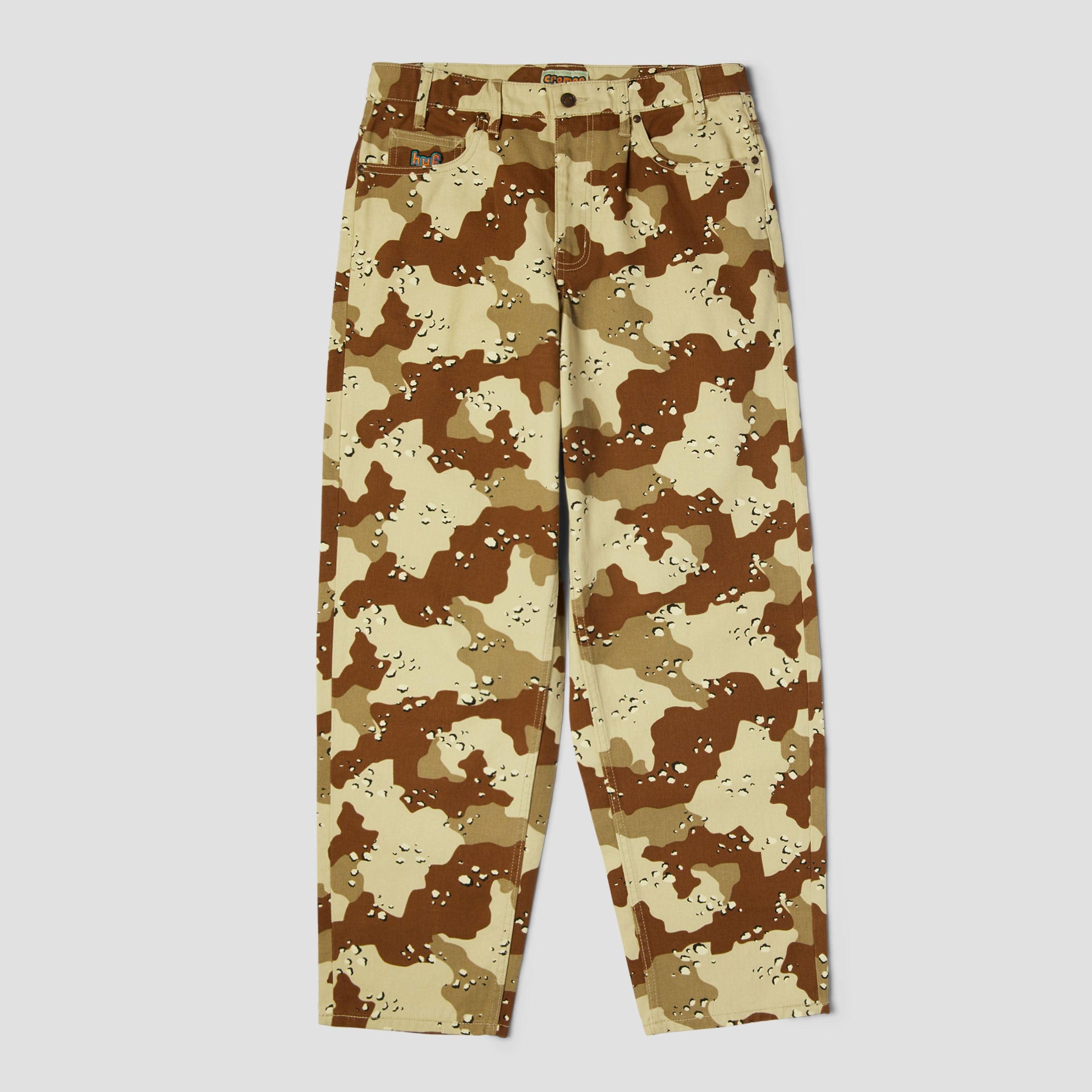 HUF Cromer Camo Pant Brown
