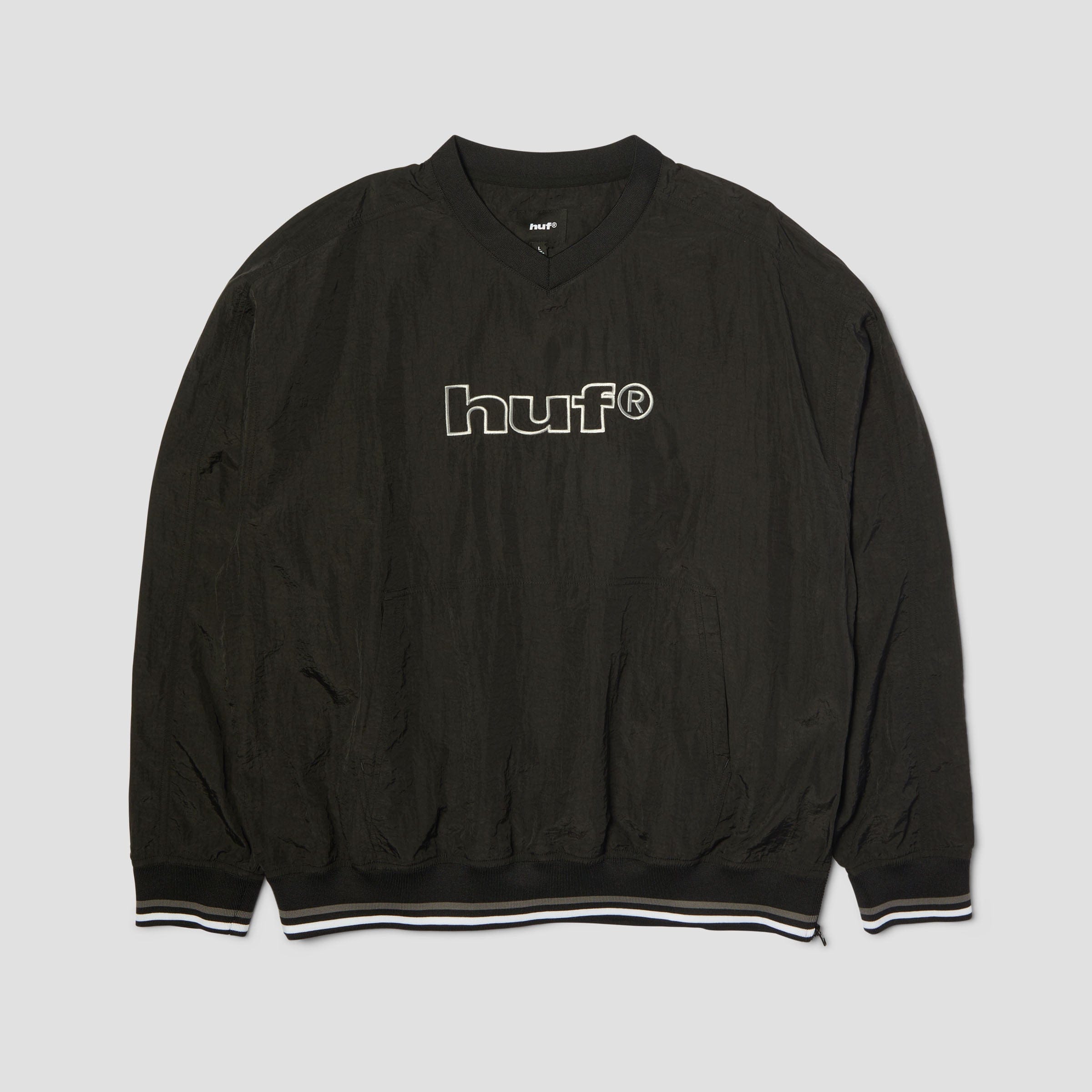 HUF 89 Pullover Windshirt Black