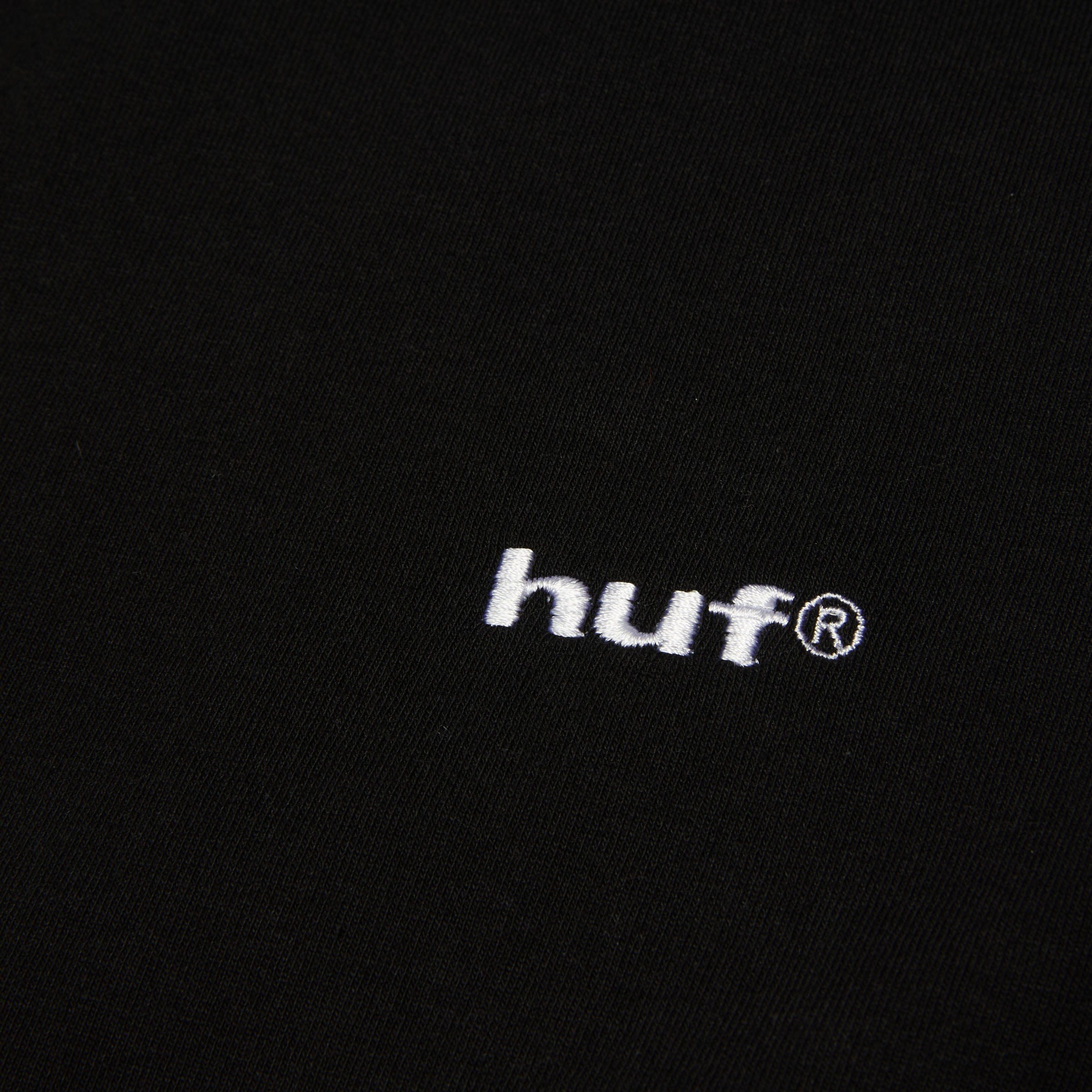 HUF 89 Embroidered T-Shirt Black / White