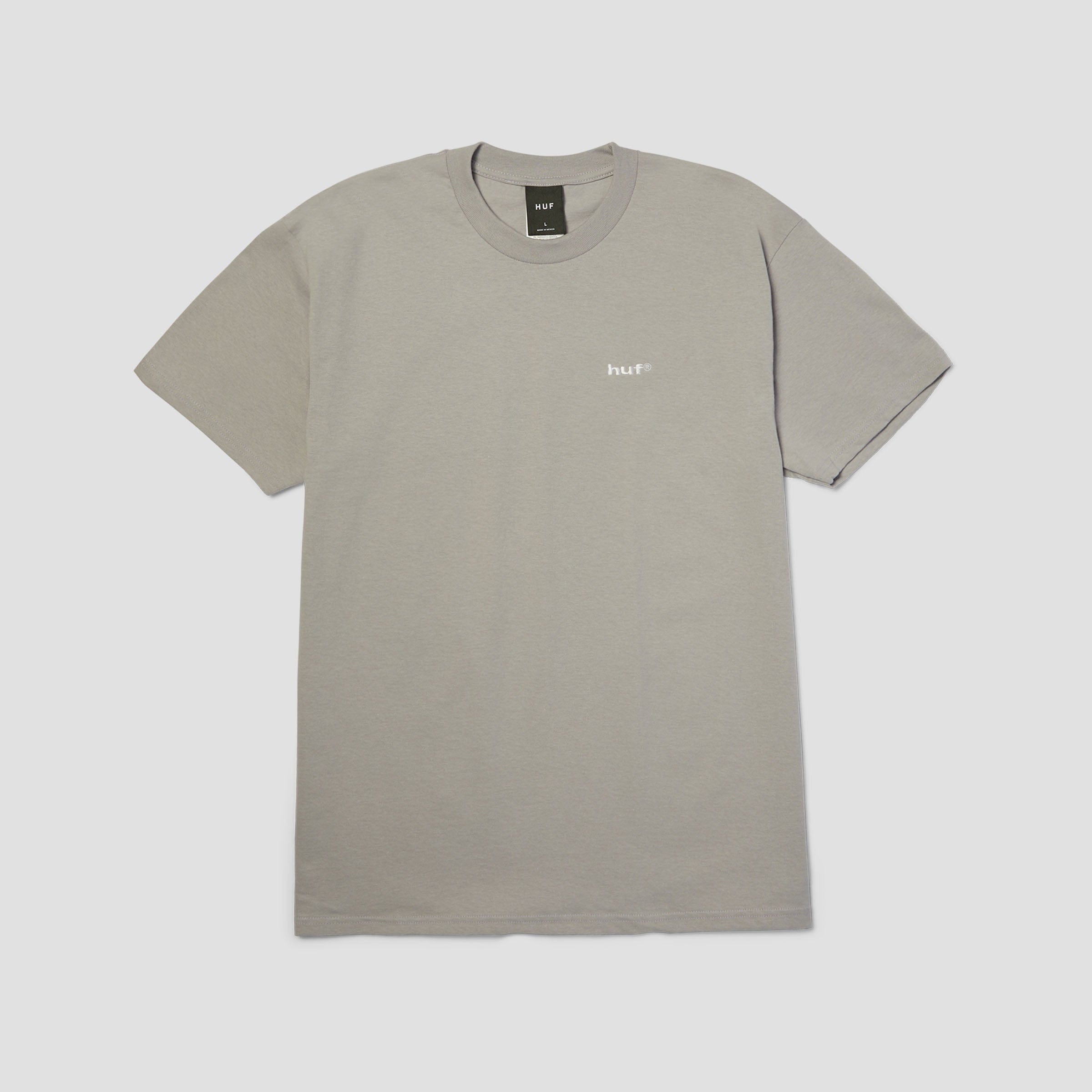 HUF 89 Embroidered T-Shirt Lilac Chalk / White
