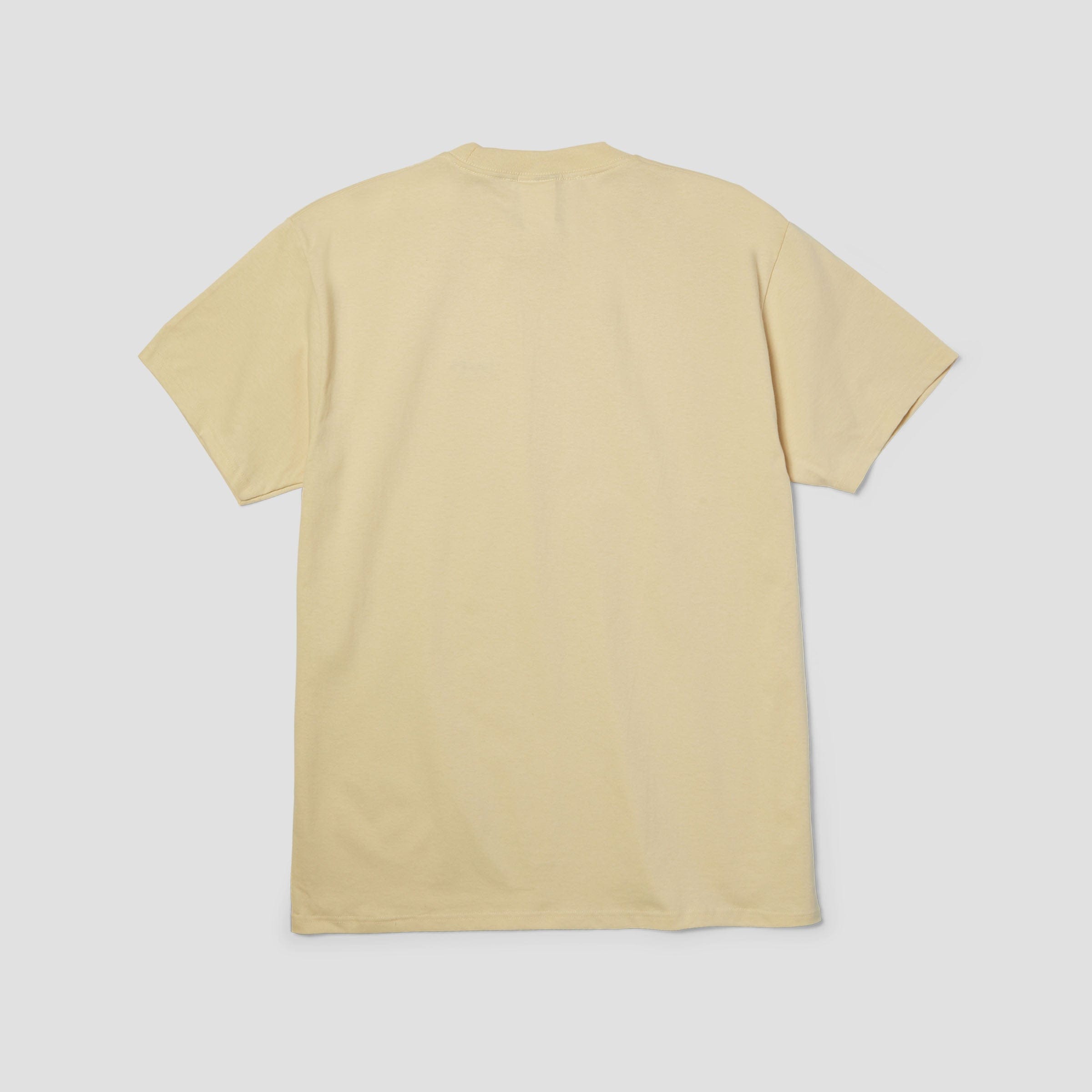 HUF 89 Embroidered T-Shirt Cream / Black