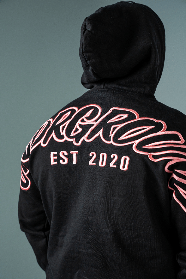 UNDRGROUND Hype Hoodie (Black/Rose)