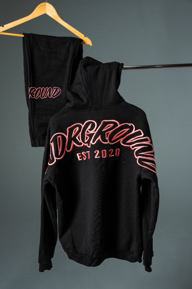 UNDRGROUND Hype Hoodie (Black/Rose)