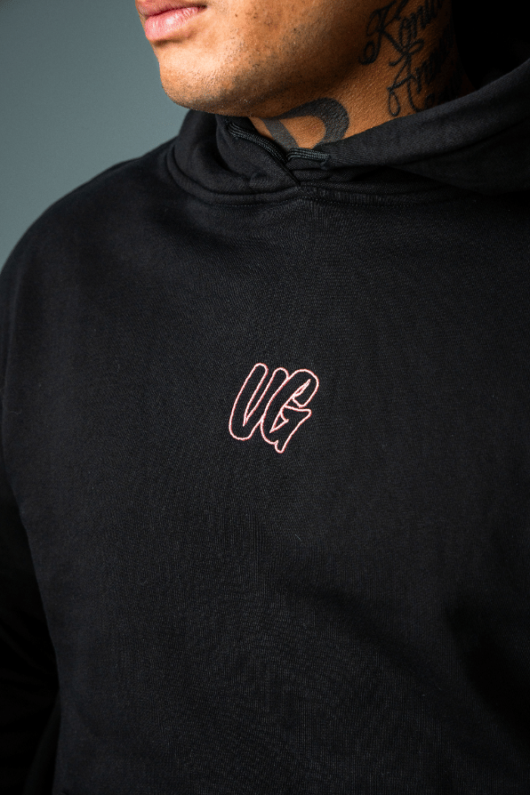 UNDRGROUND Hype Hoodie (Black/Rose)