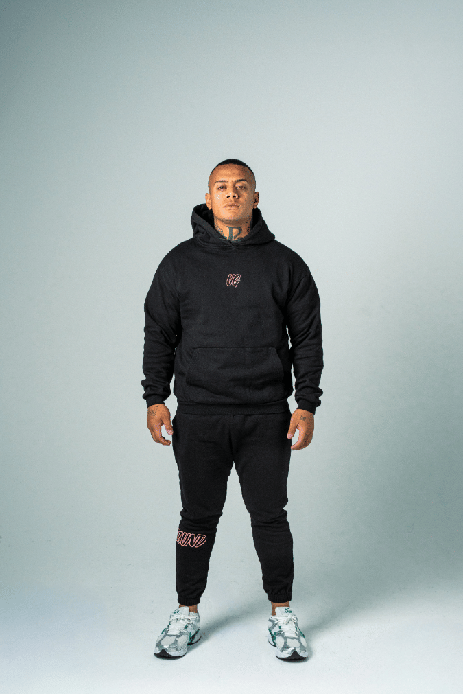 UNDRGROUND Hype Hoodie (Black/Rose)