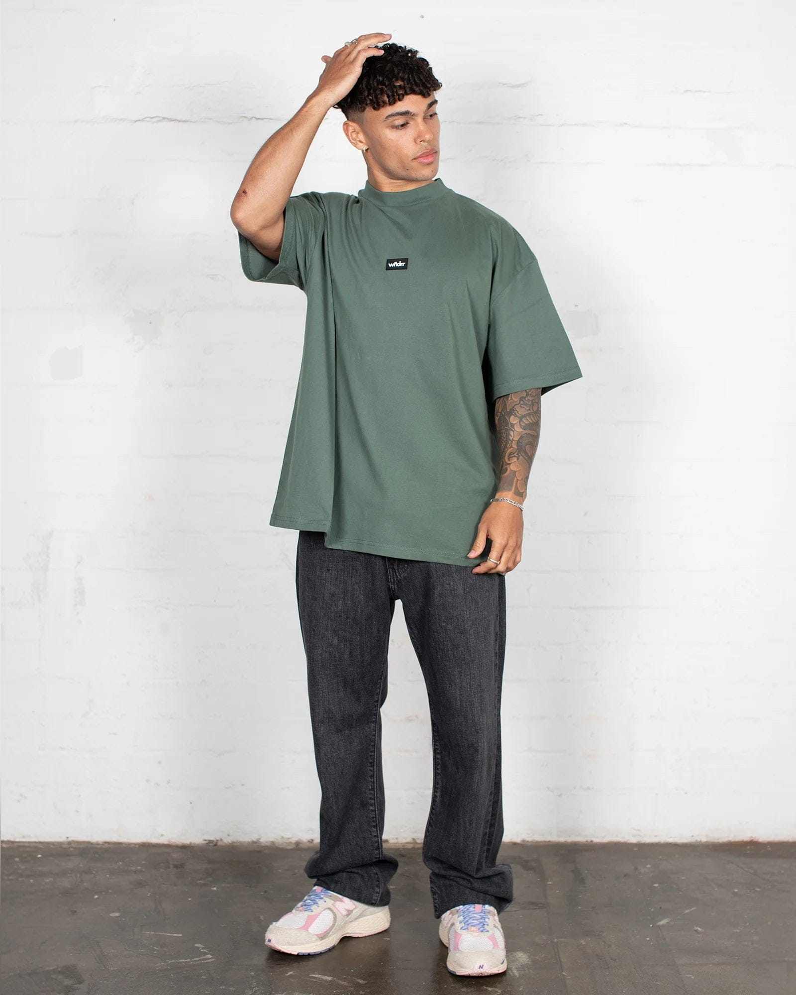 WNDRR Soho Club Tee (Dark Green)