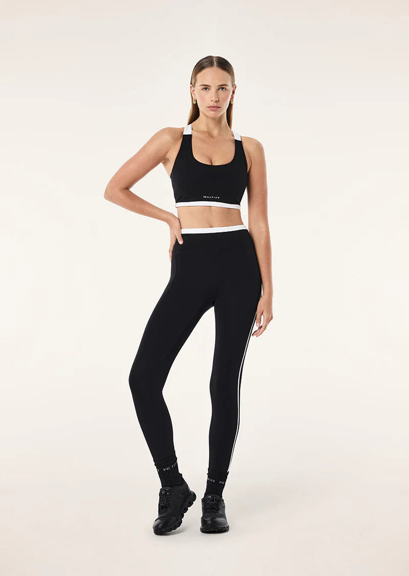 P.E Nation Rapid F/L Leggings (Black/White)