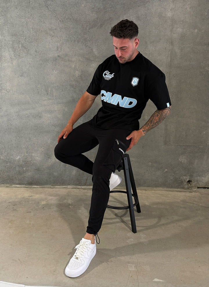 COMMAND Jersey Tee (Black/Blue)