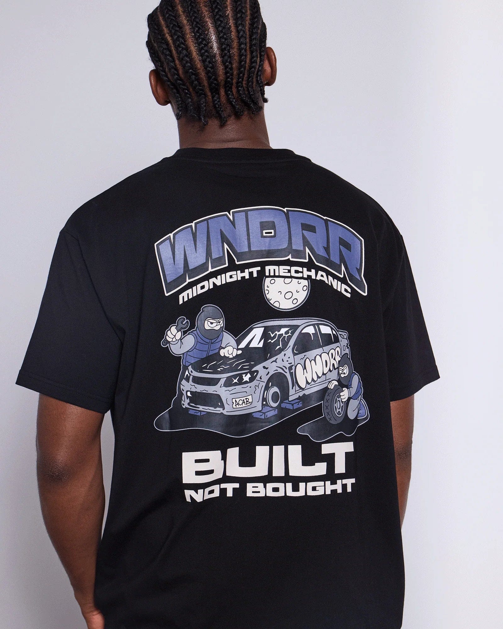WNDRR Built Box Fit Tee (Black)