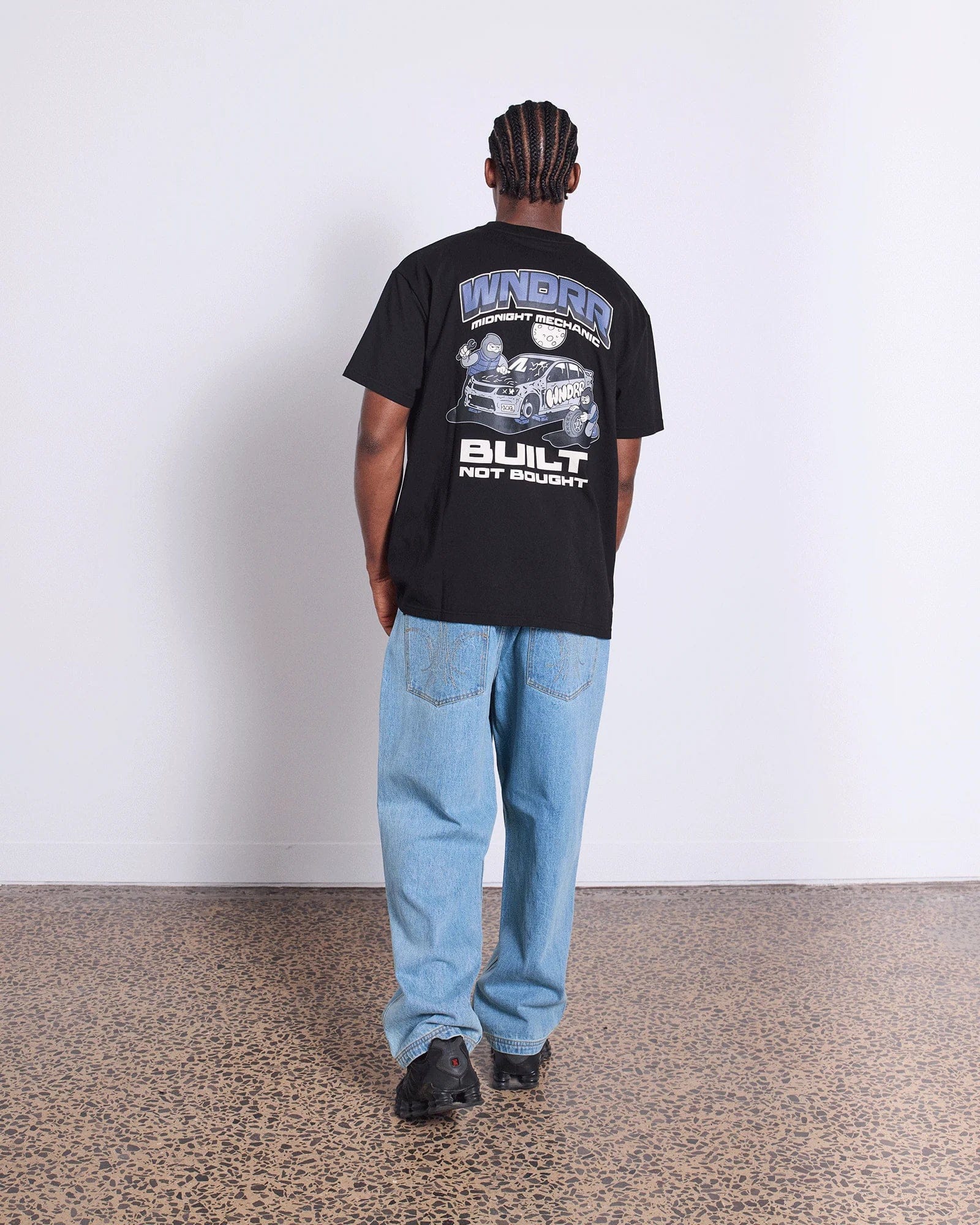 WNDRR Built Box Fit Tee (Black)