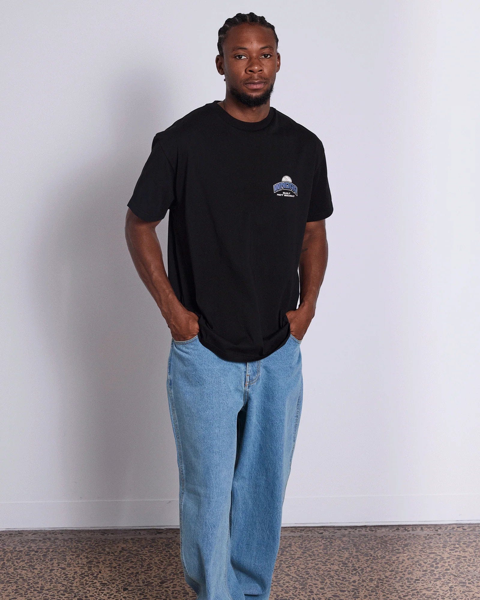 WNDRR Built Box Fit Tee (Black)