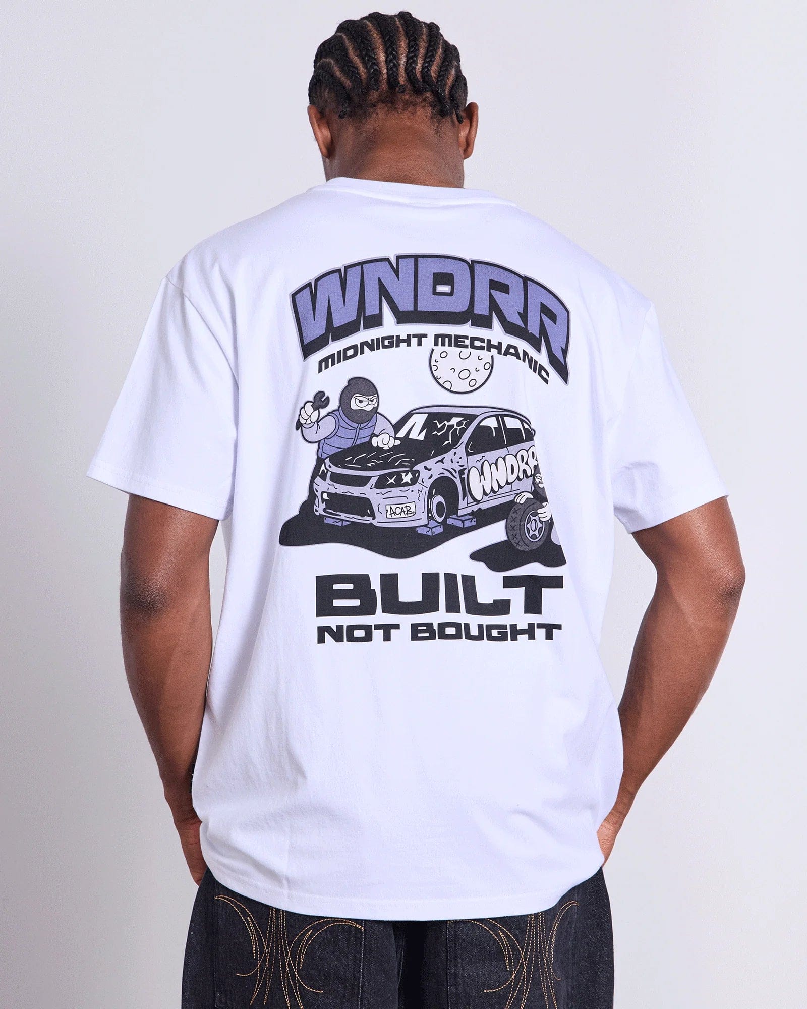 WNDRR Built Box Fit Tee (White)