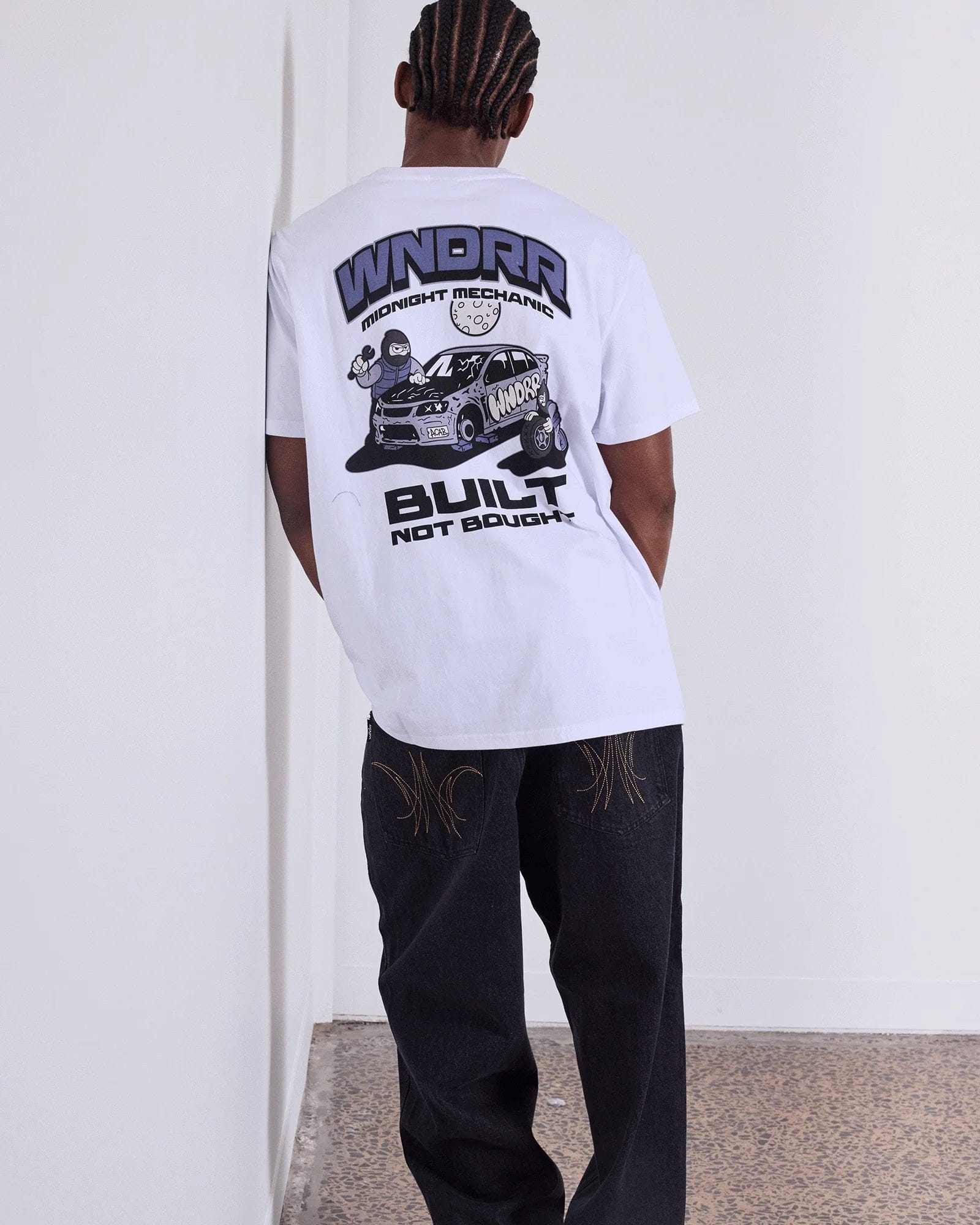 WNDRR Built Box Fit Tee (White)