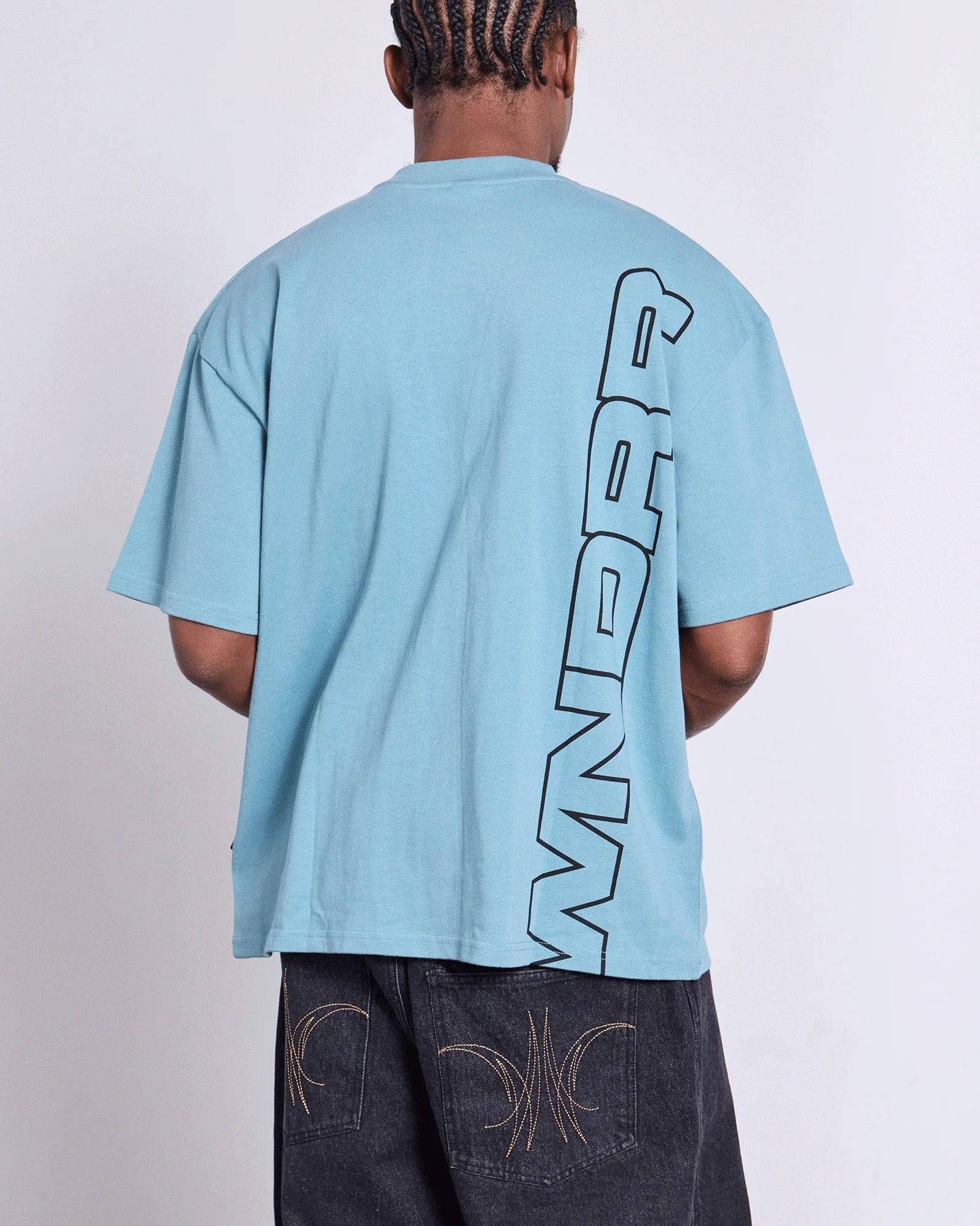 WNDRR Context Heavy Weight Tee (Dusk Blue)