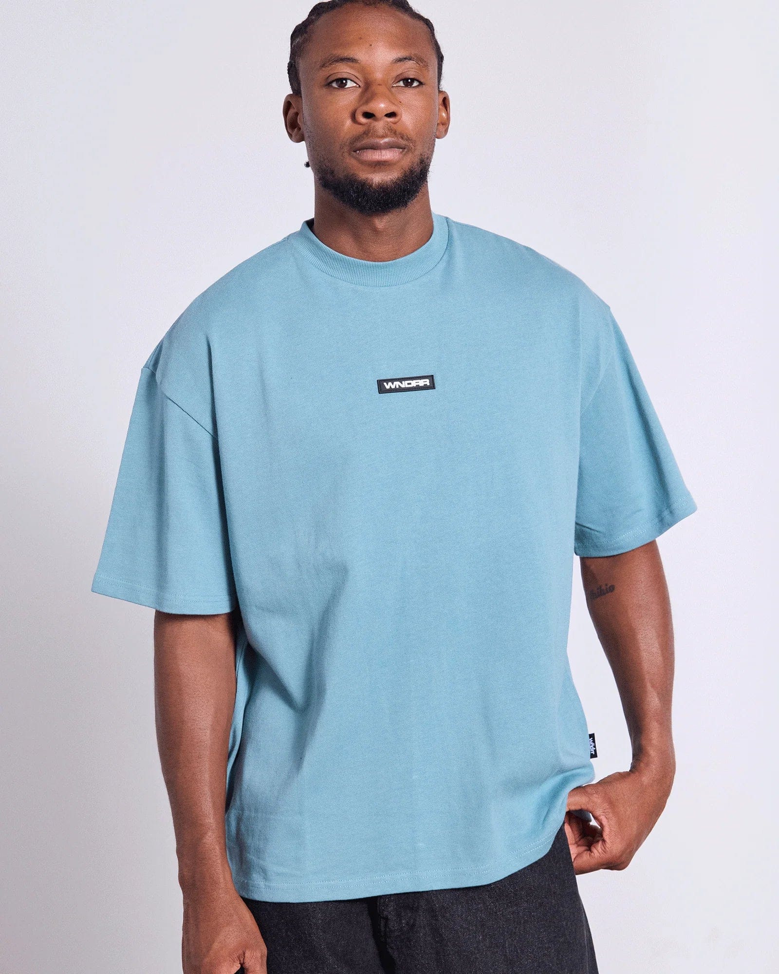 WNDRR Context Heavy Weight Tee (Dusk Blue)