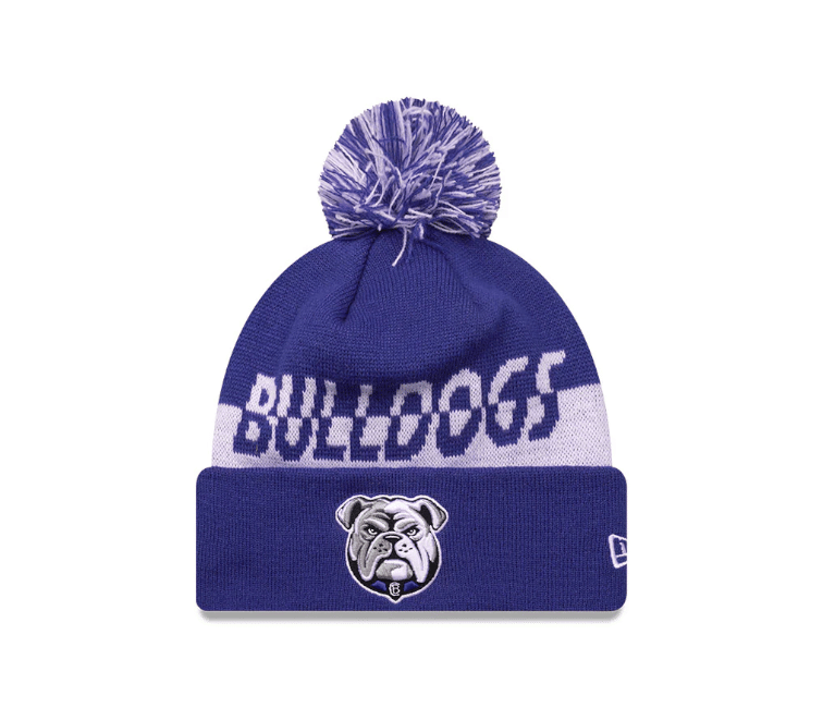New Era Canterbury Bulldogs Knitted Beanie (Blue)
