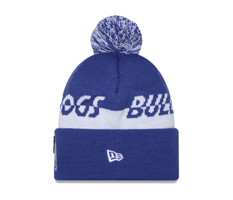 New Era Canterbury Bulldogs Knitted Beanie (Blue)