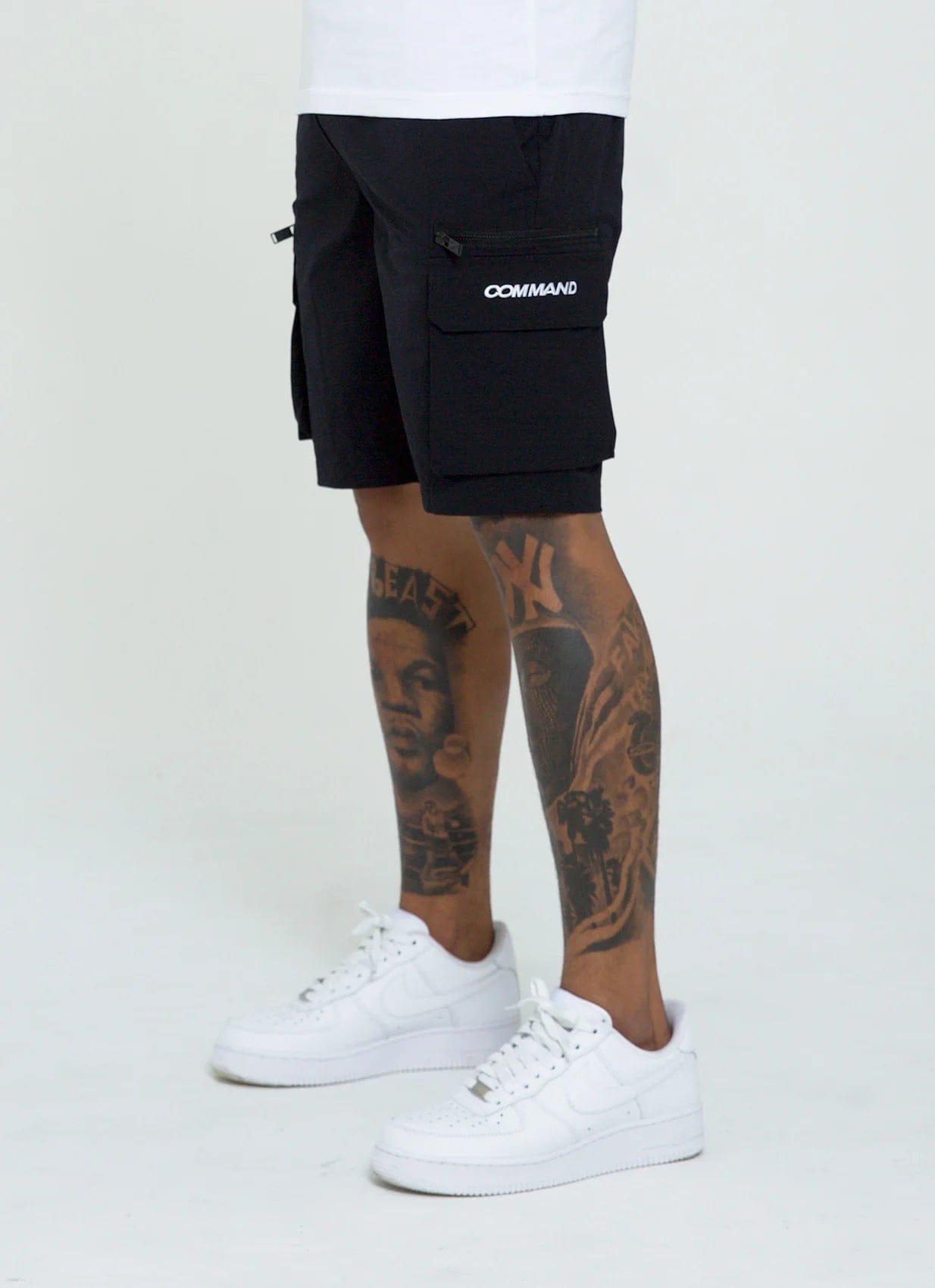 COMMAND Cargo Shorts (Black)