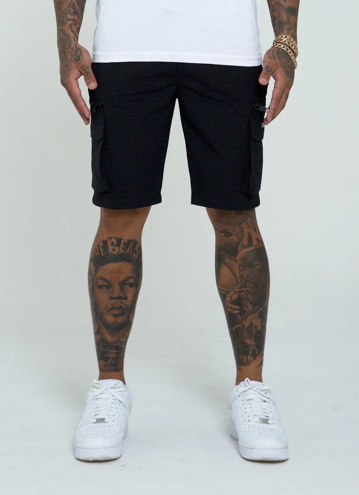 COMMAND Cargo Shorts (Black)
