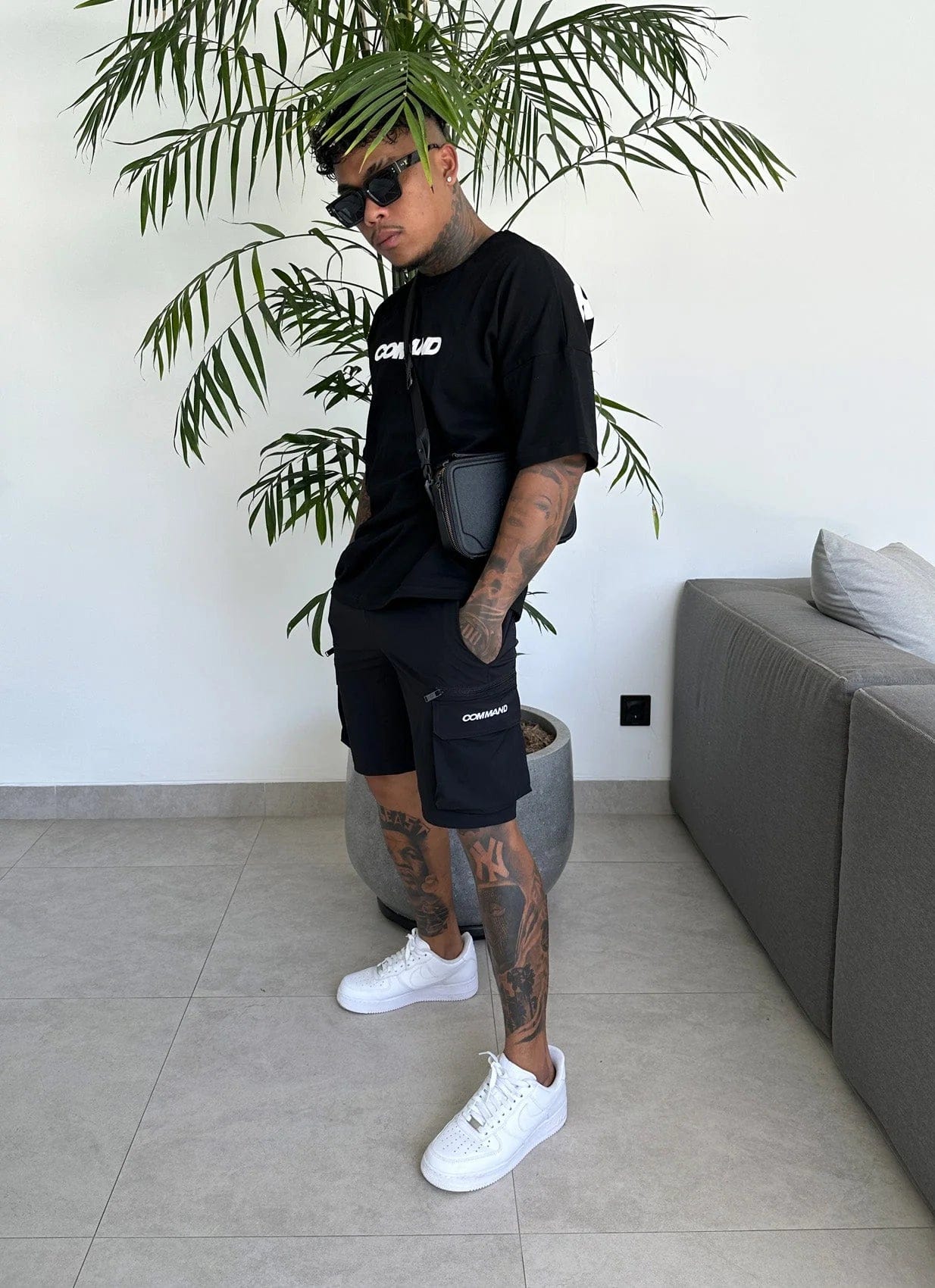 COMMAND Cargo Shorts (Black)