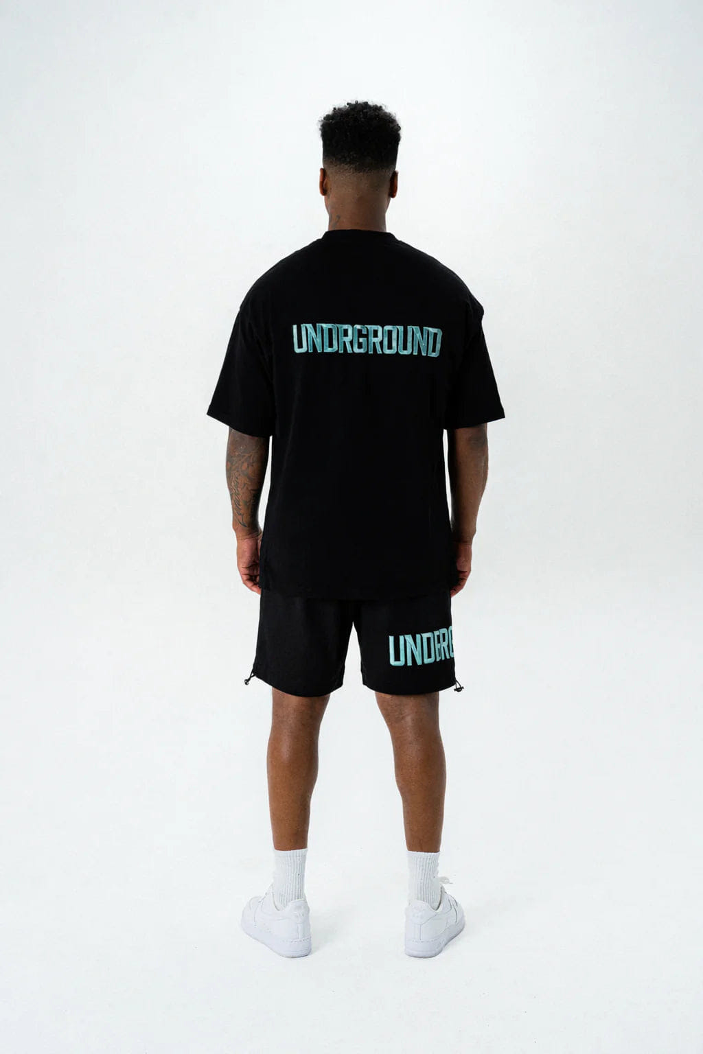 UNDRGROUND Empire Street Shorts (Black/Tiffany)