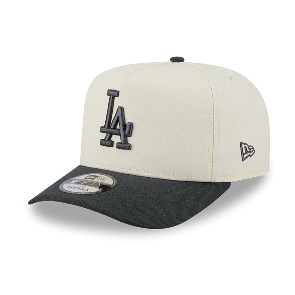 New Era L.A Dodgers 9Fifty SnapBack Cap (Cream/Graphite)