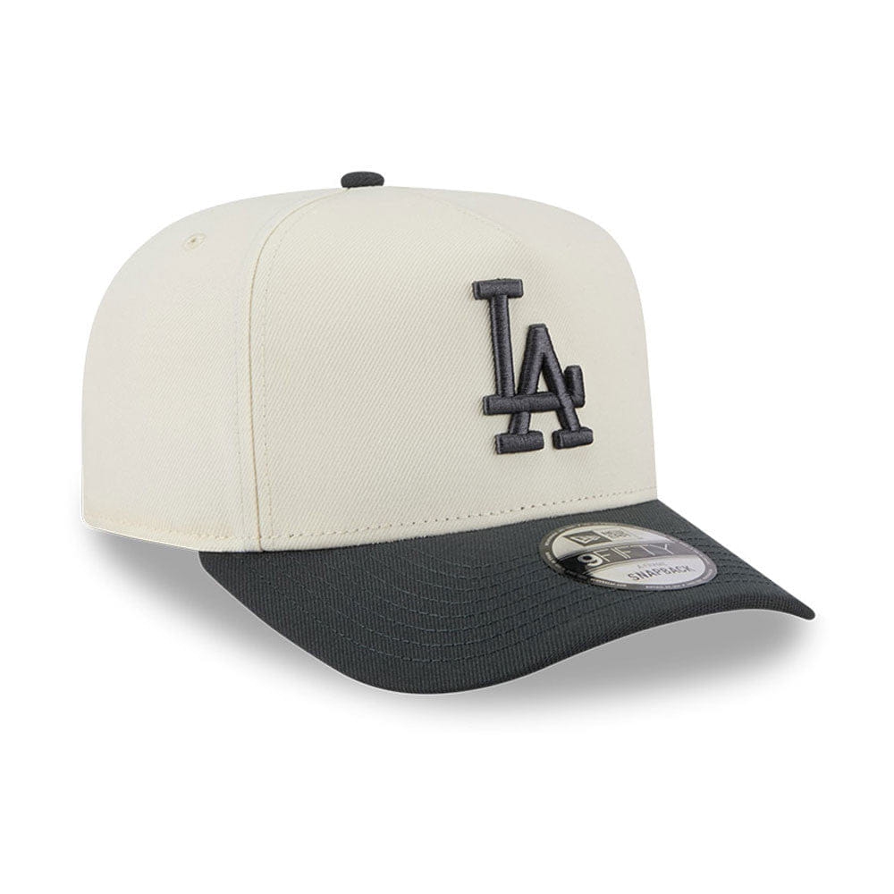 New Era L.A Dodgers 9Fifty SnapBack Cap (Cream/Graphite)