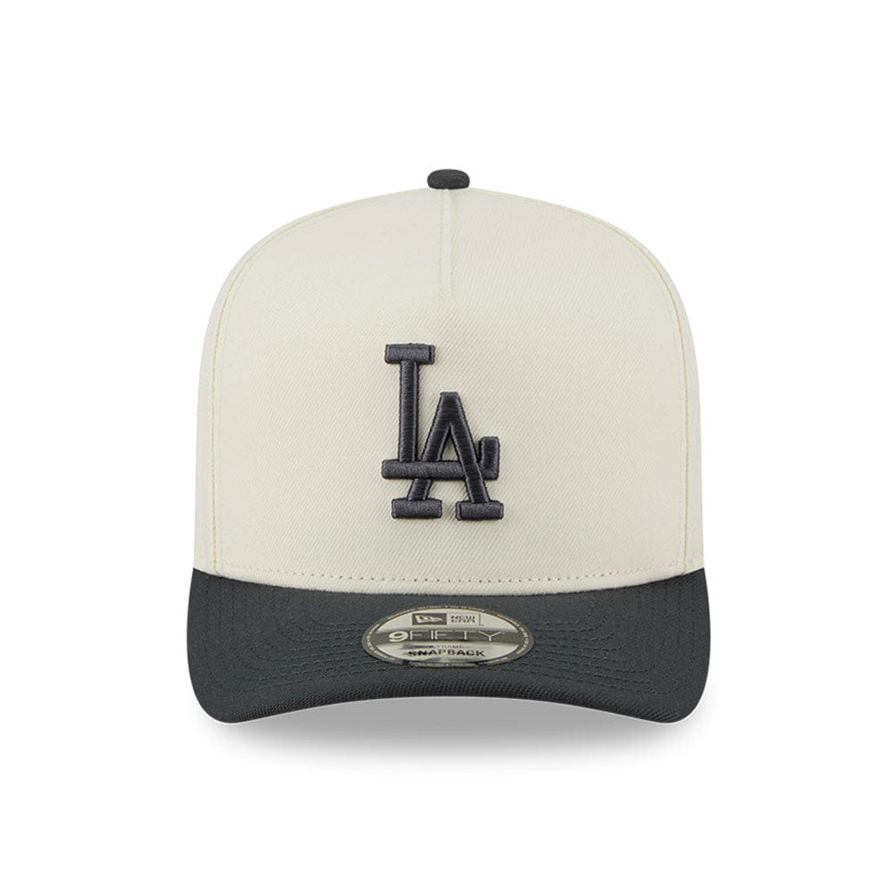 New Era L.A Dodgers 9Fifty SnapBack Cap (Cream/Graphite)