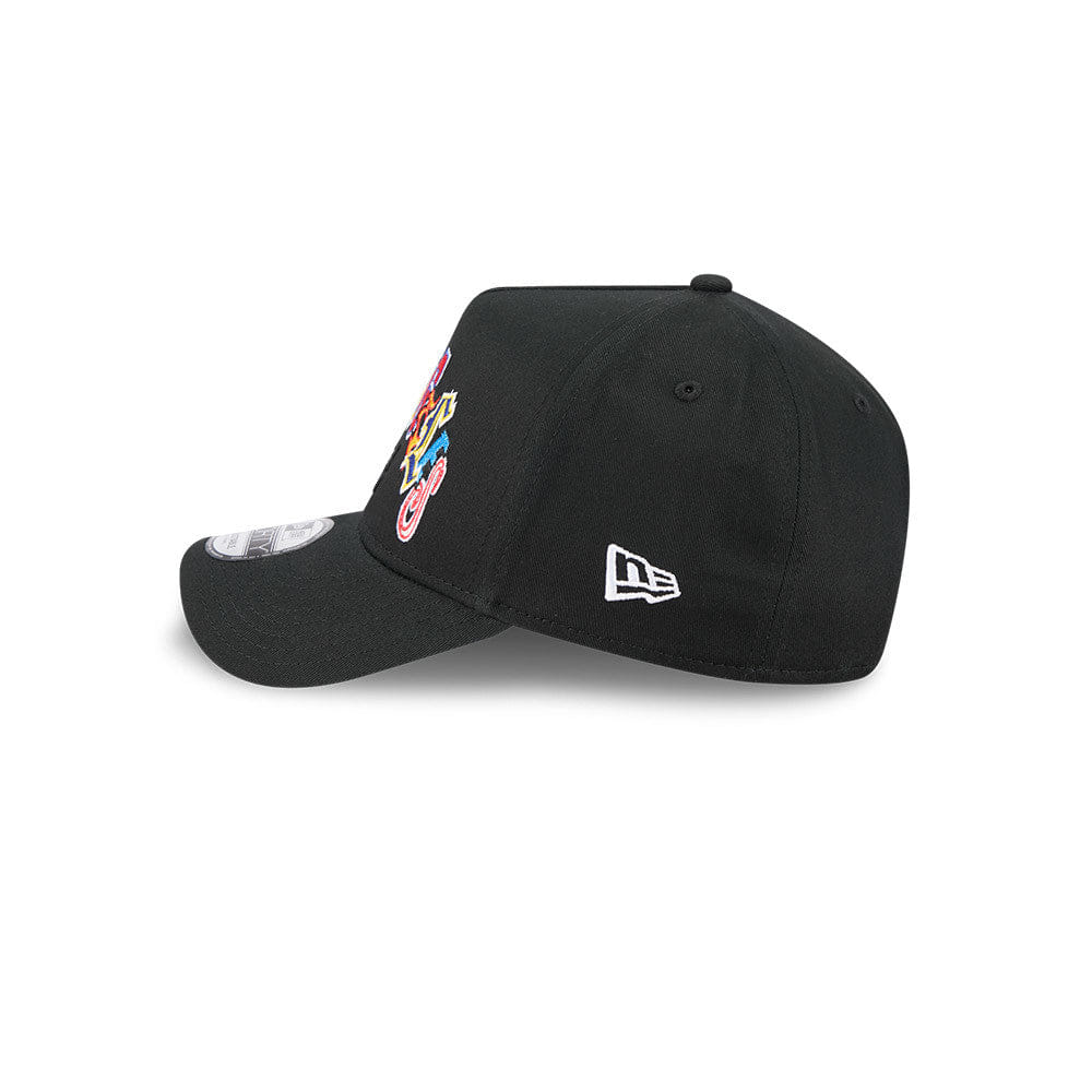 New Era L.A Dodgers 9Forty A-Frame Cap (Black-Multi)