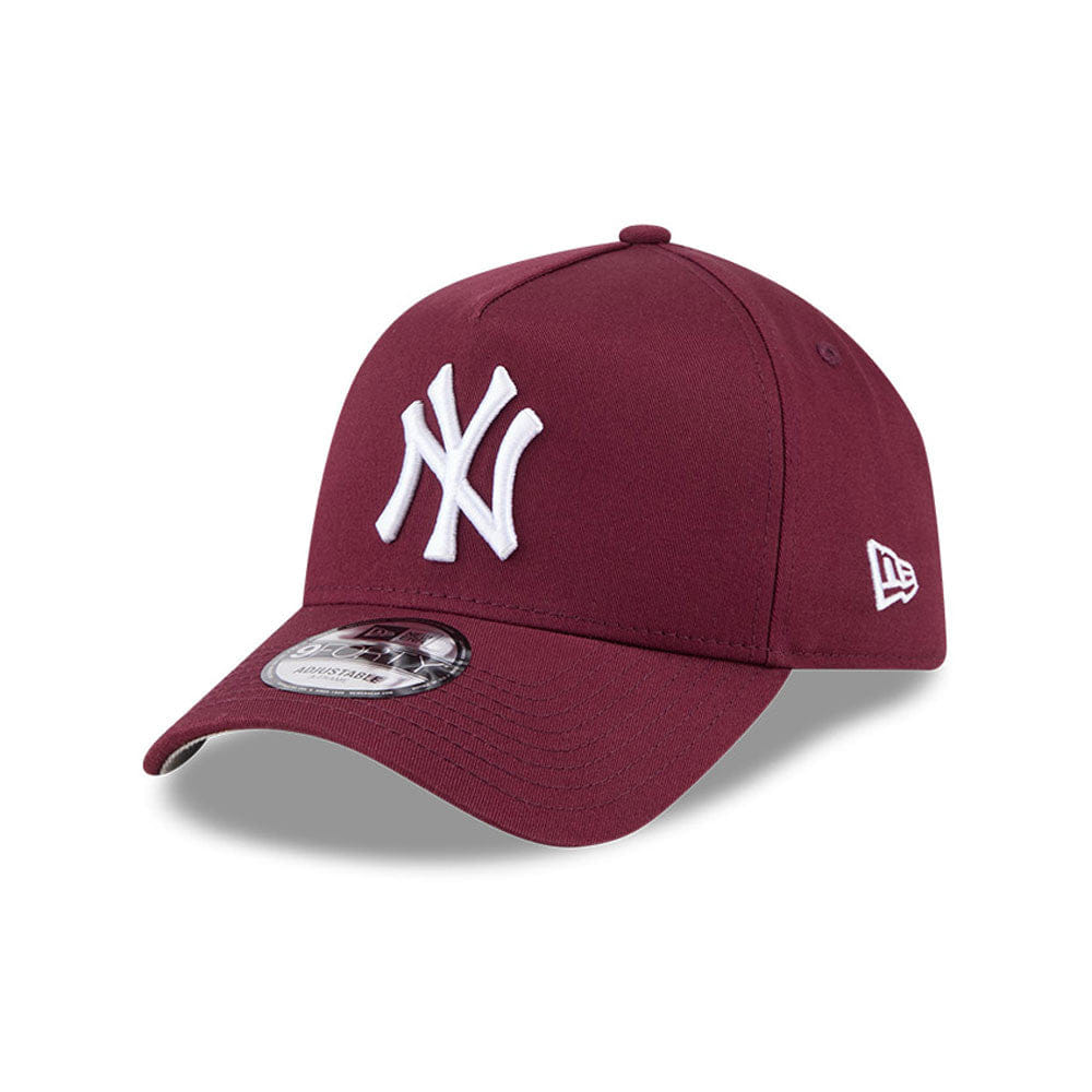 New Era N.Y Yankees 9Forty A-Frame Cap (Maroon)