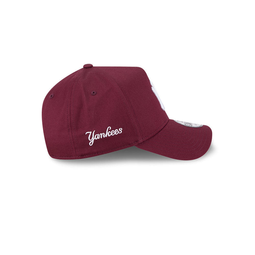 New Era N.Y Yankees 9Forty A-Frame Cap (Maroon)