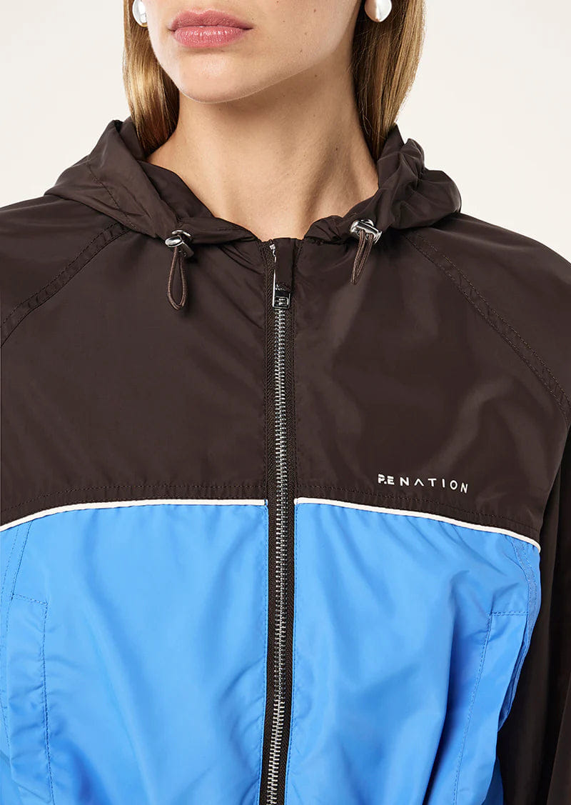 P.E NATION Alignment Jacket (Coffee/Marina)