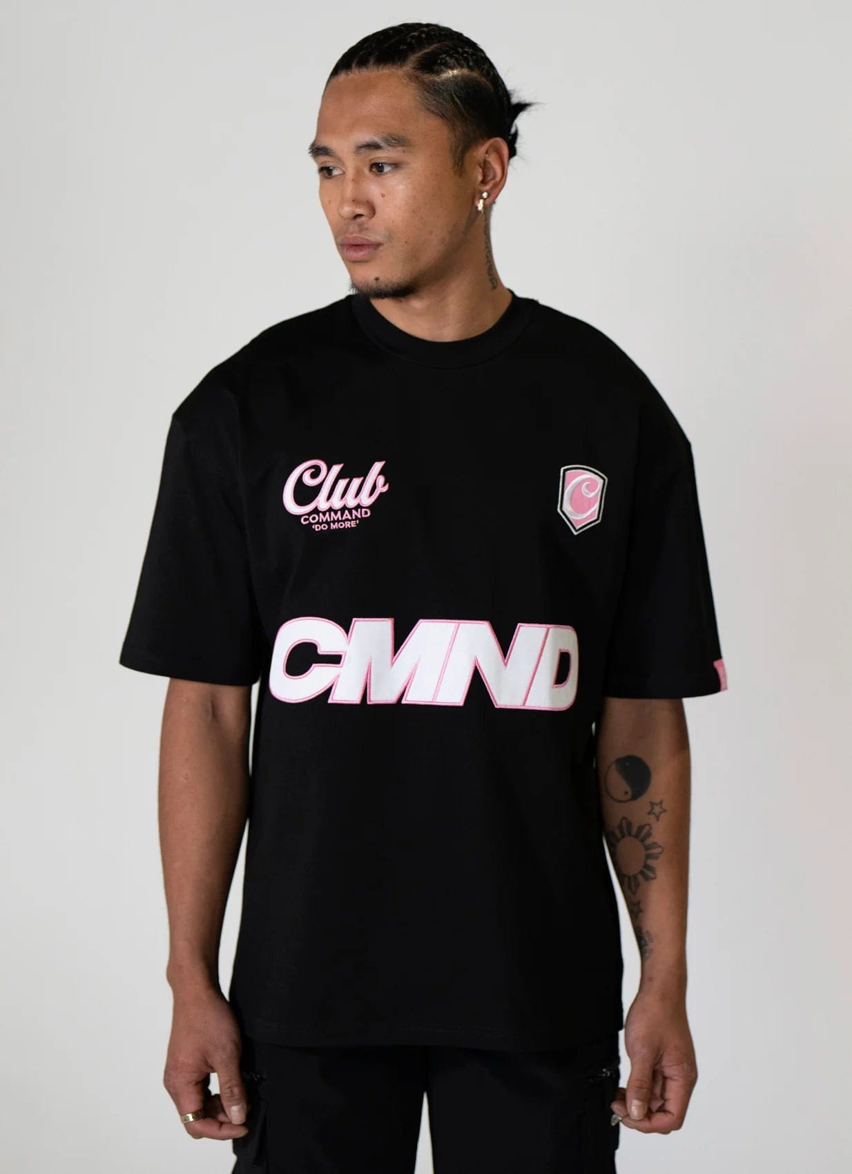 COMMAND Jersey Tee (Black/Pink)