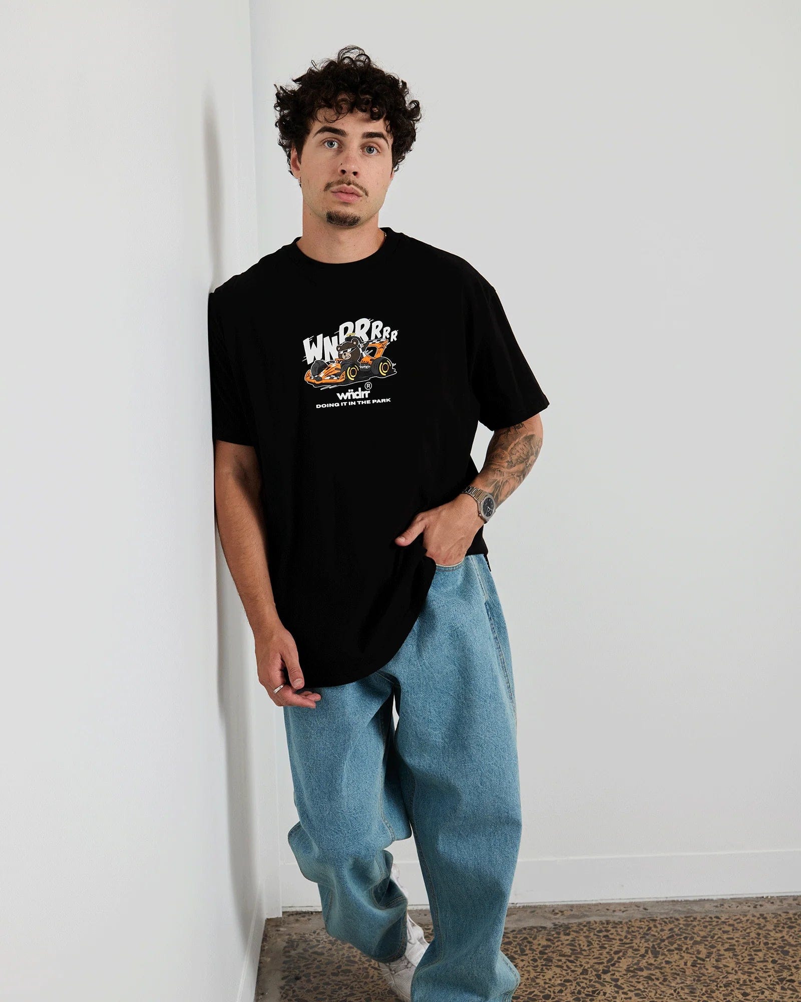 WNDRR Oscar Box Fit Tee (Black)