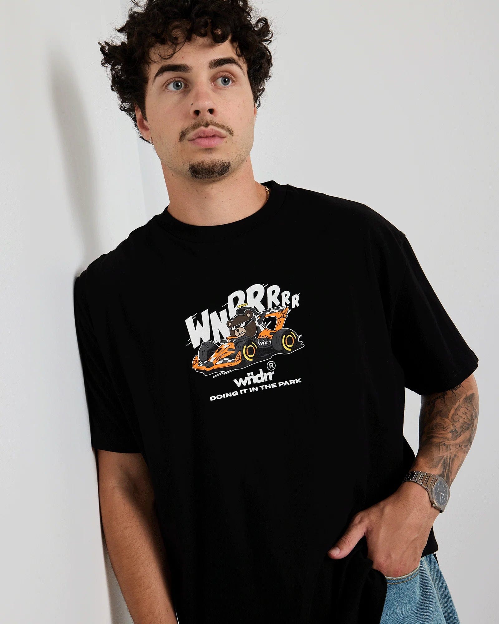 WNDRR Oscar Box Fit Tee (Black)