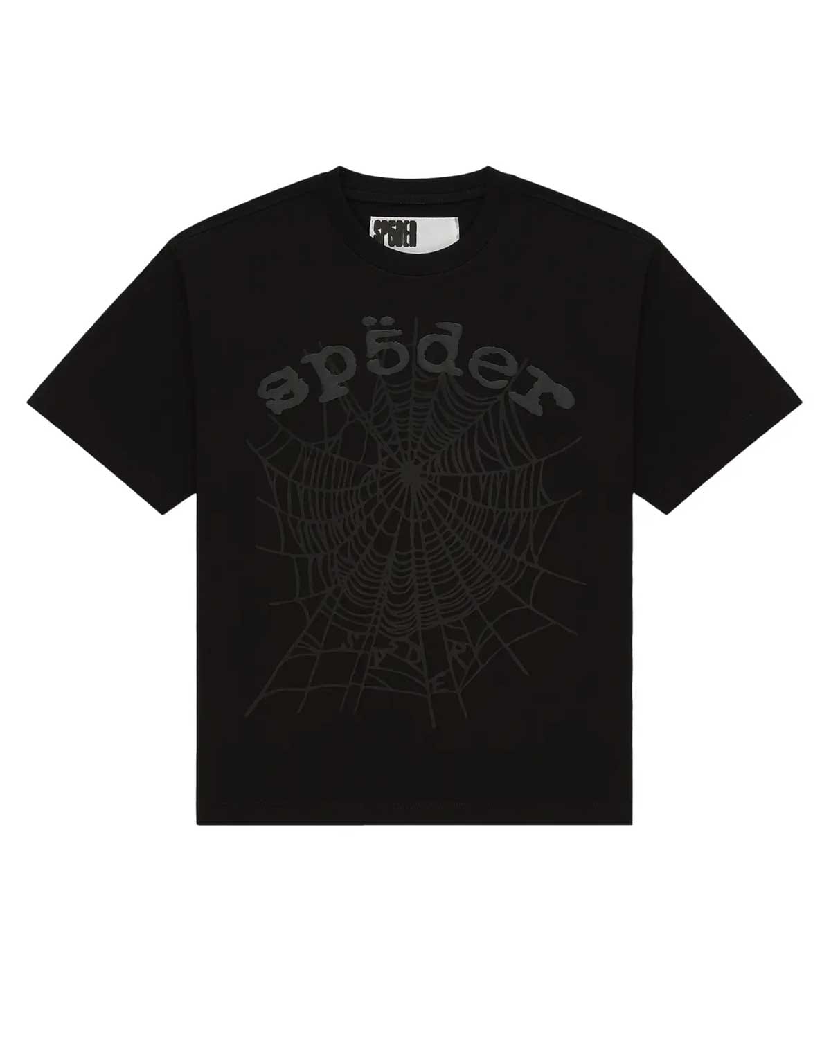 Sp5der Worldwide Sp5der OG Web Tee Phantom Black