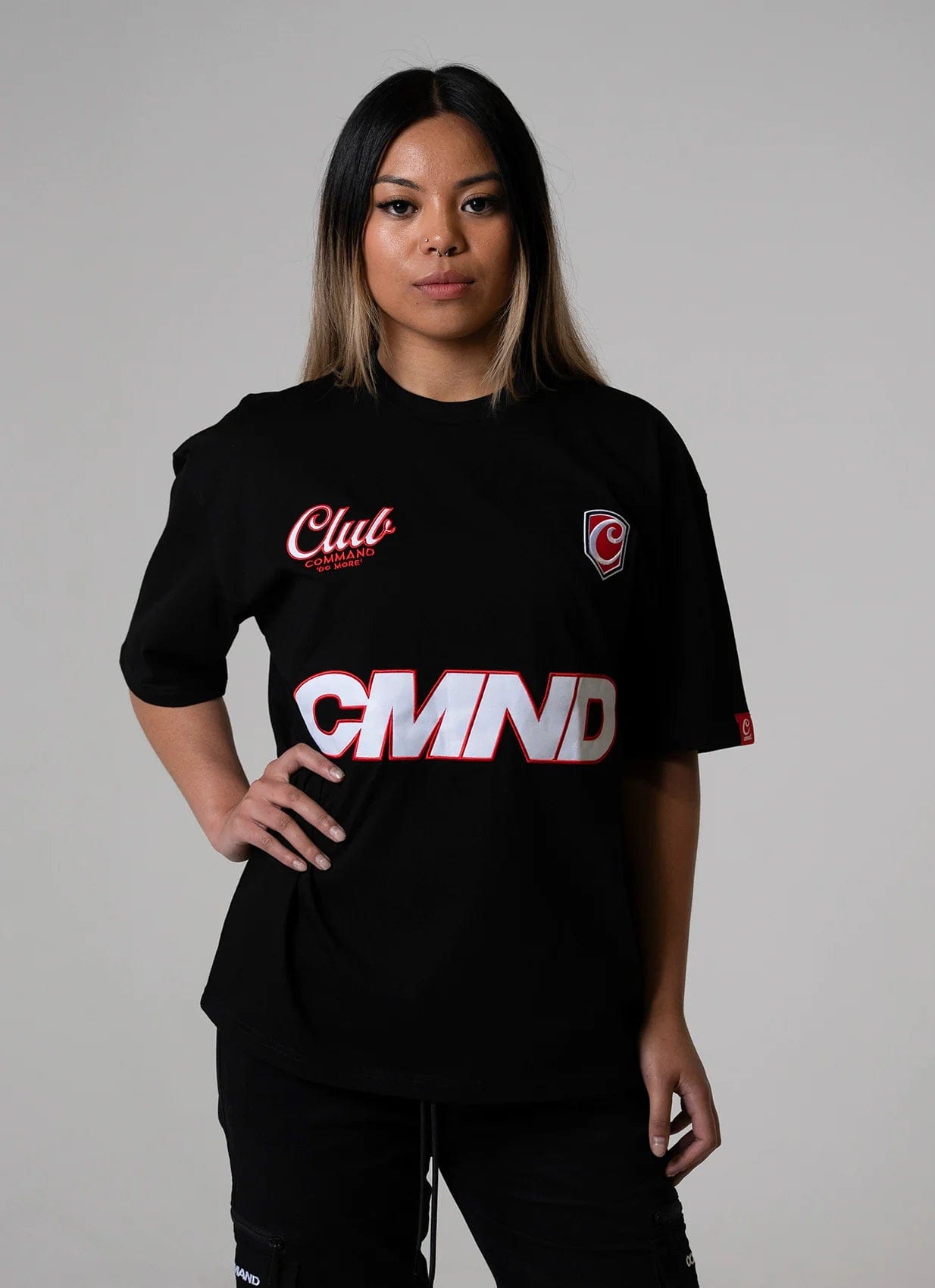 COMMAND Jersey Tee (Black/Red)