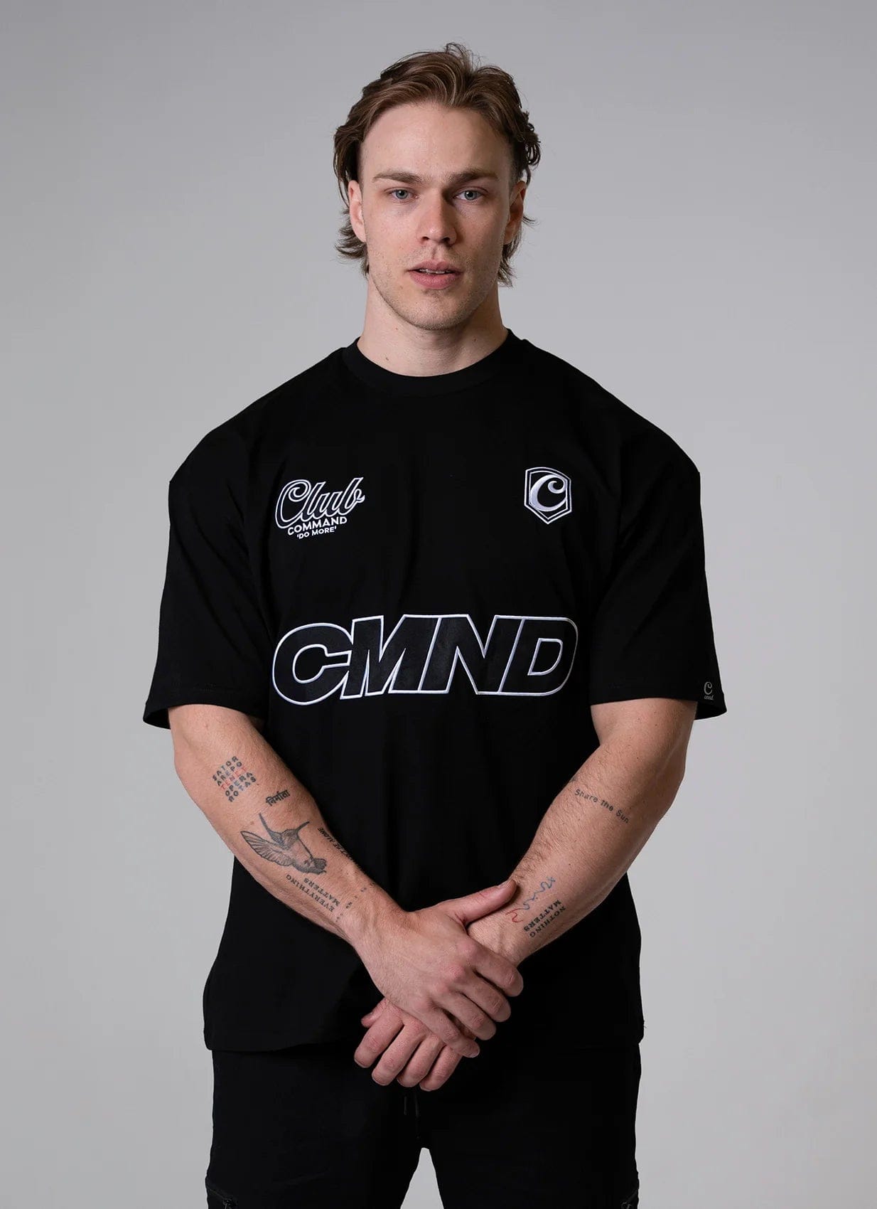 COMMAND Jersey Tee (Black/White)