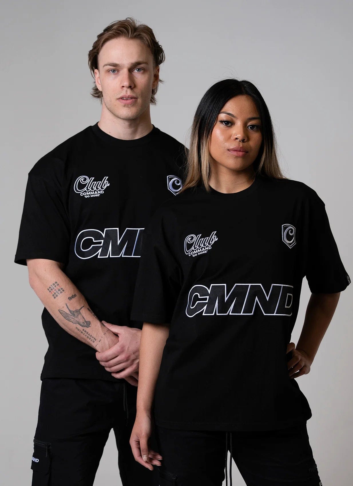 COMMAND Jersey Tee (Black/White)