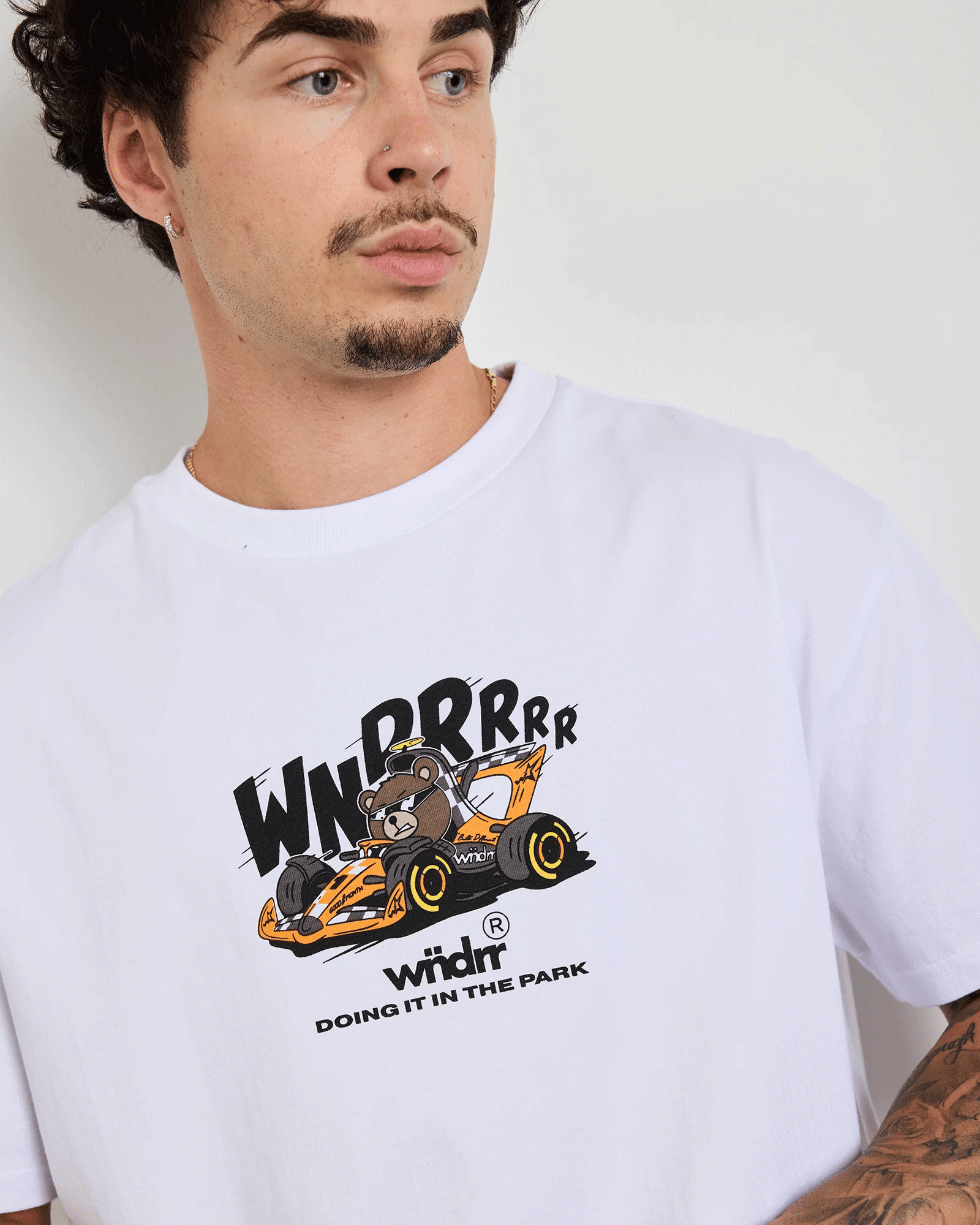 WNDRR Oscar Box Fit Tee (White)