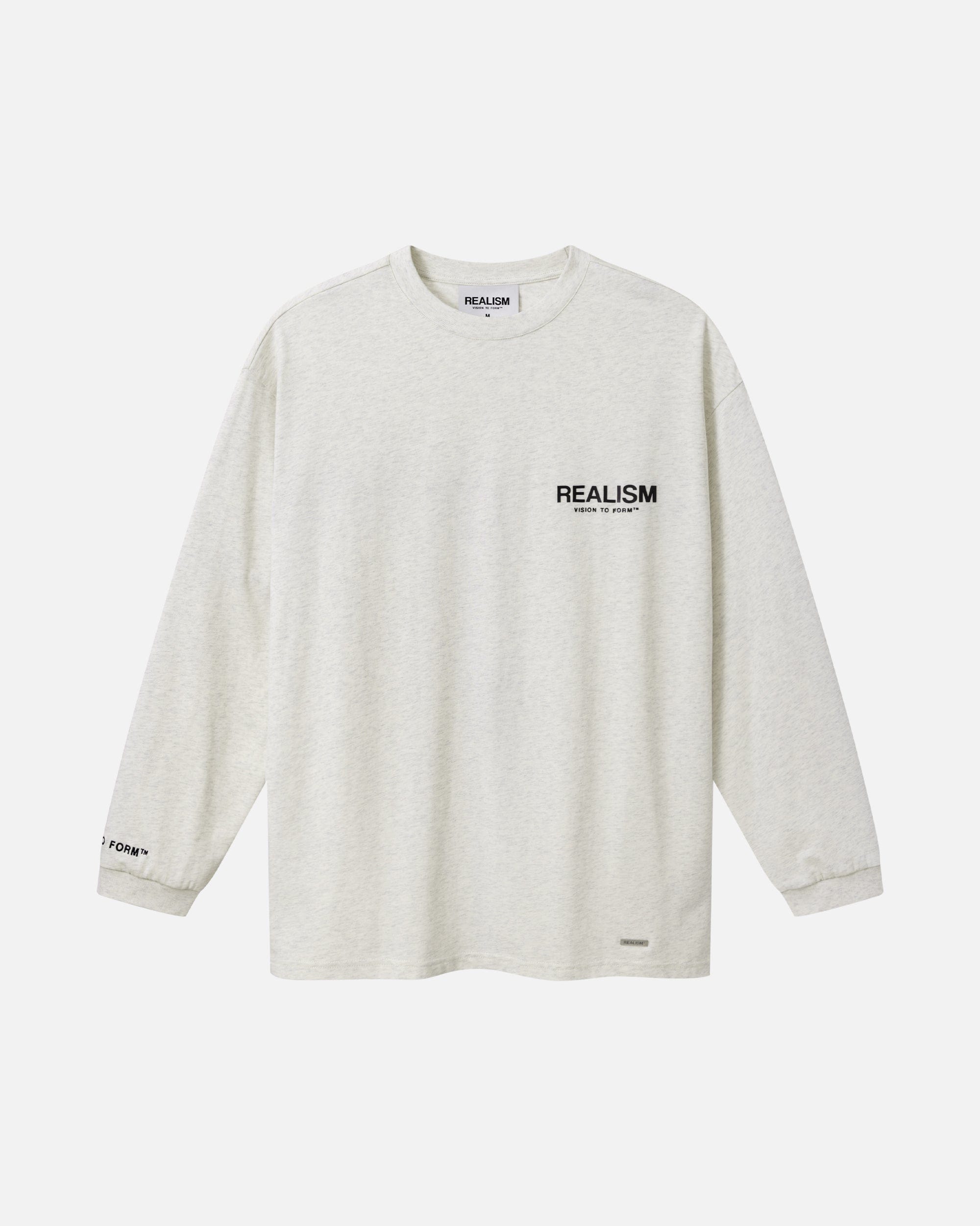 Realism VISION LOGO LONGSLEEVE TEE OATMEAL