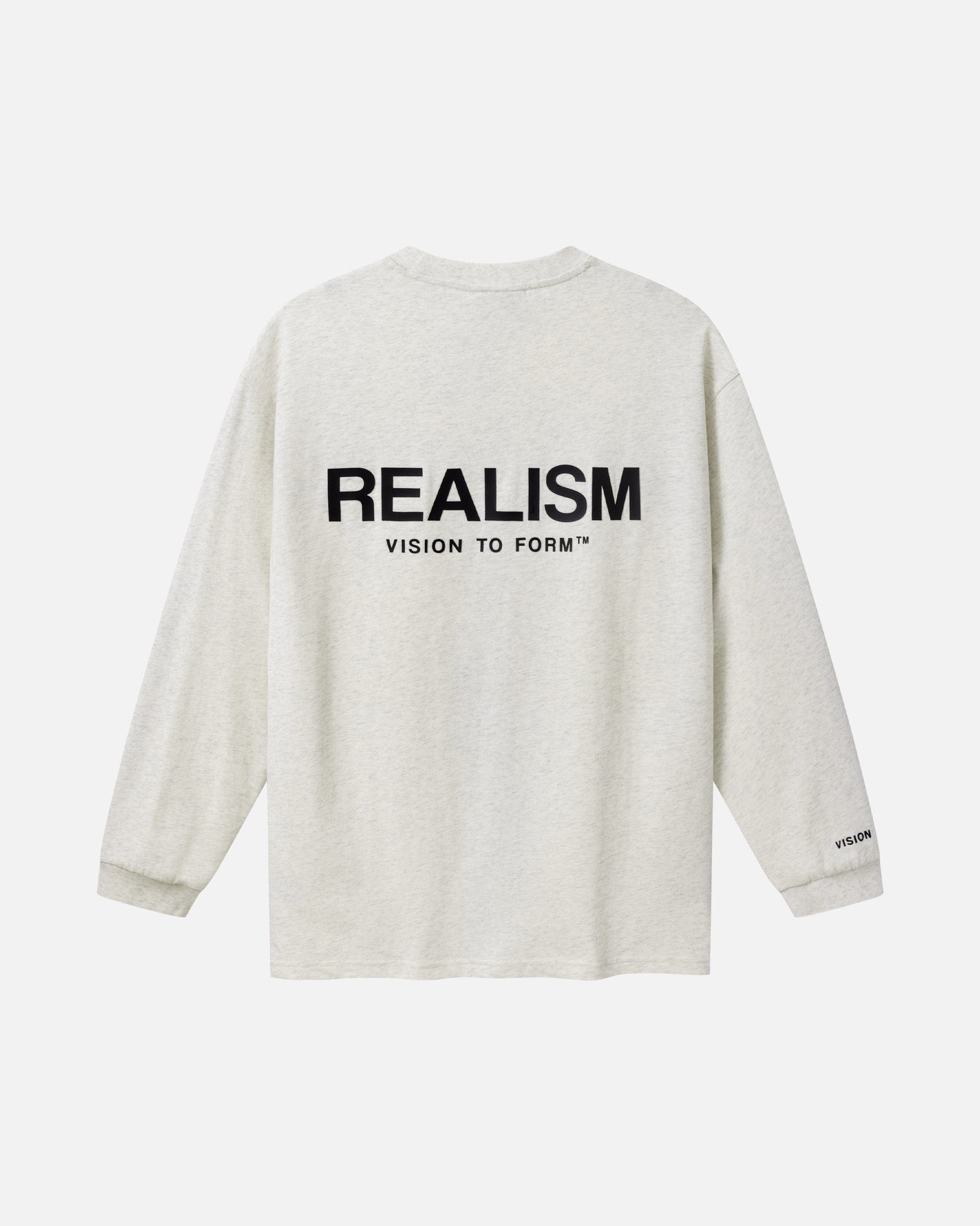 Realism VISION LOGO LONGSLEEVE TEE OATMEAL