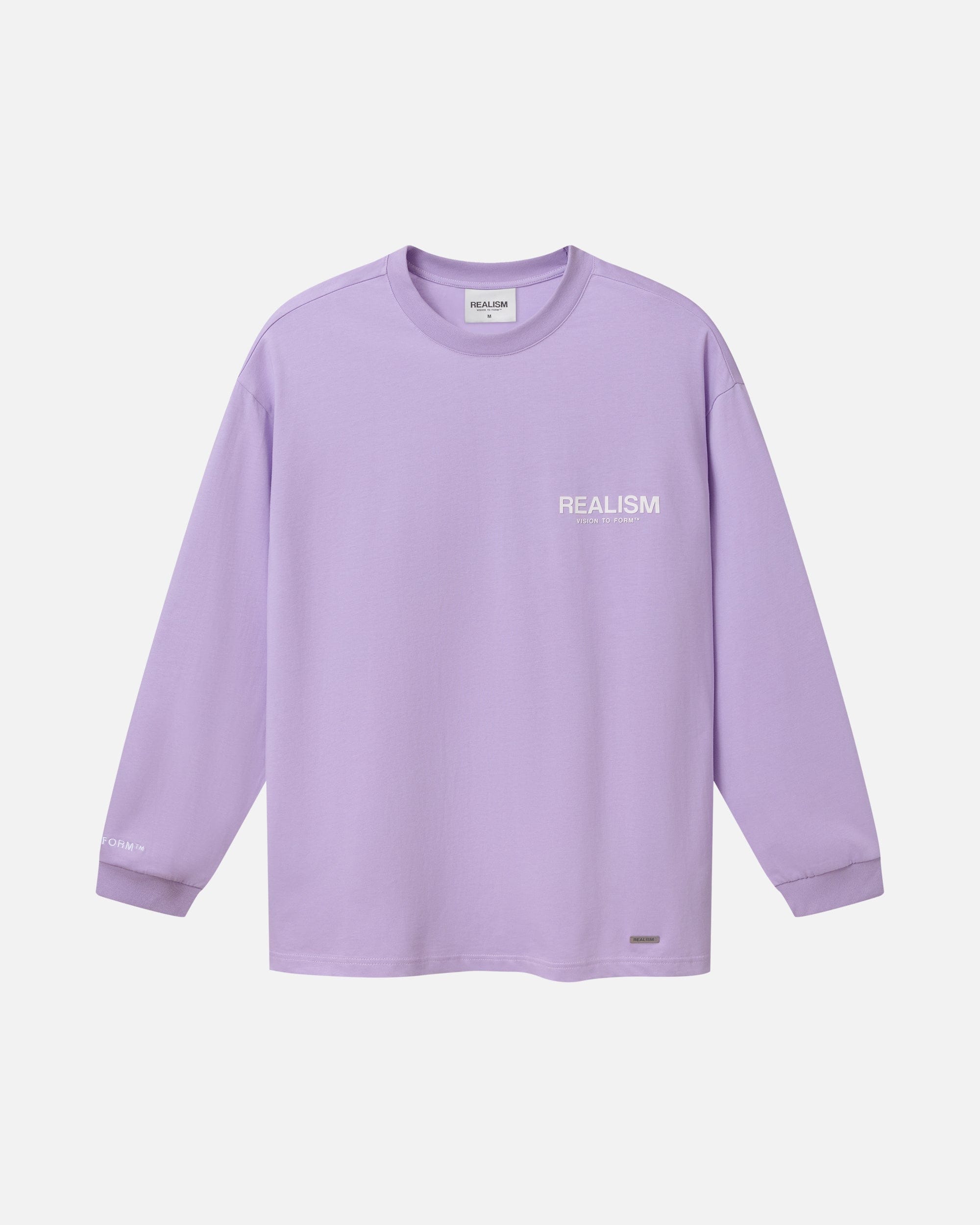 Realism VISION LOGO LONGSLEEVE TEE LAVENDER