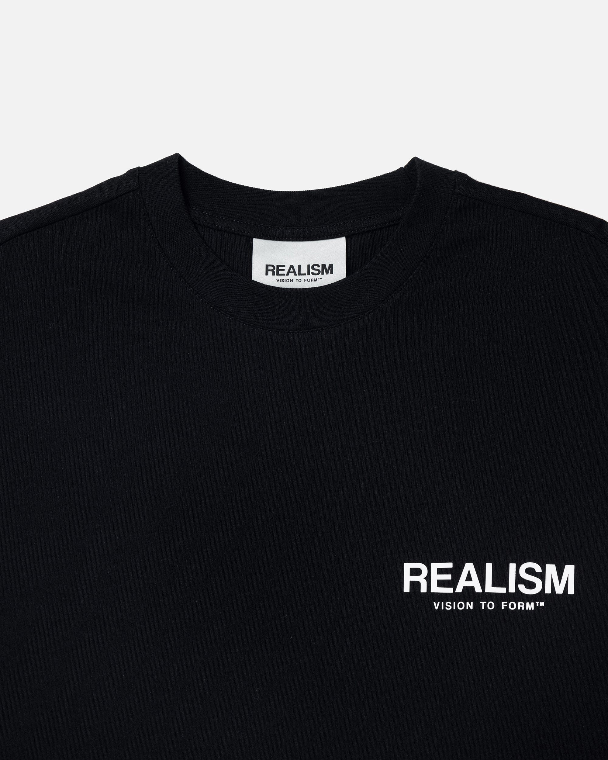 Realism VISION LOGO LONGSLEEVE TEE BLACK