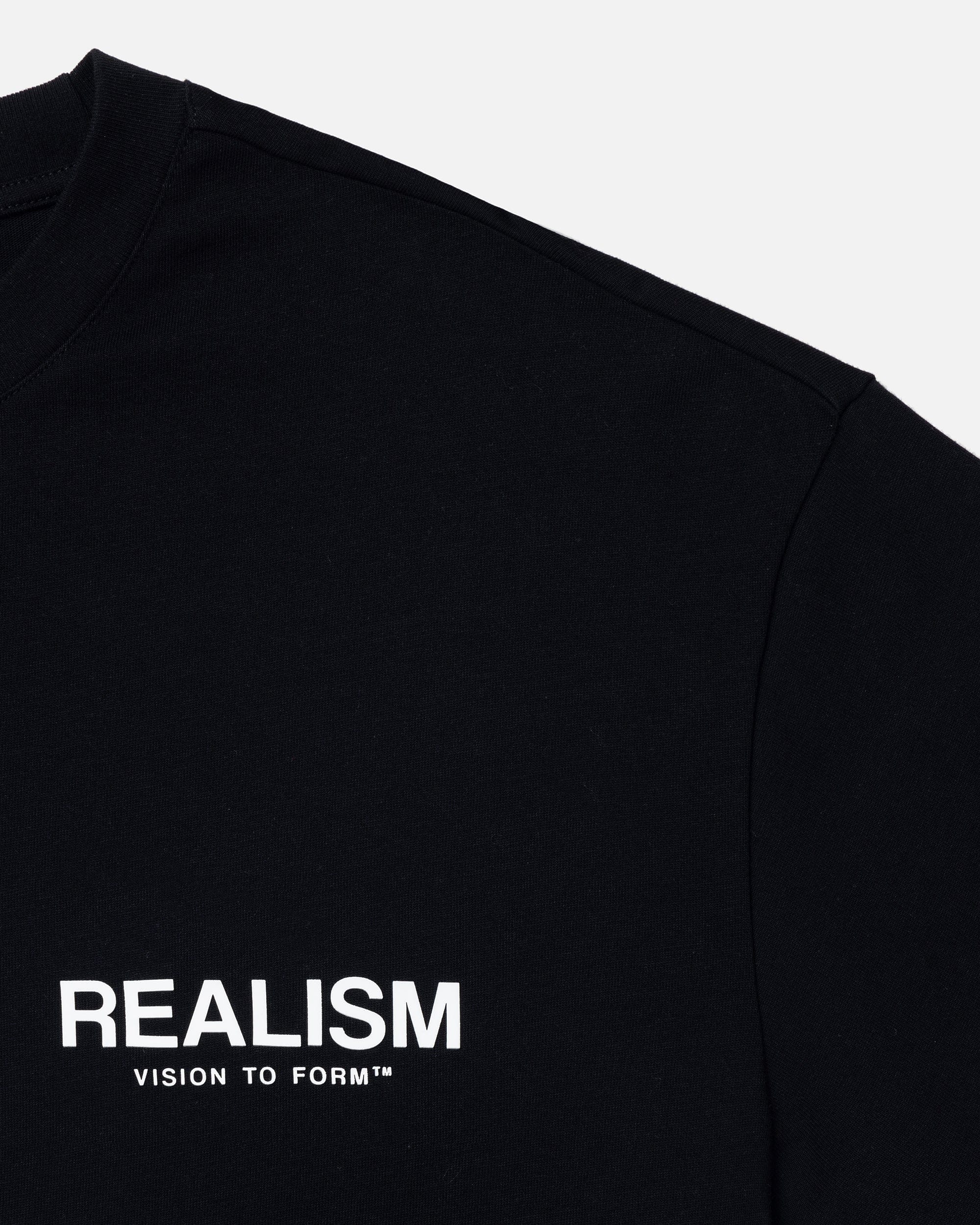 Realism VISION LOGO LONGSLEEVE TEE BLACK