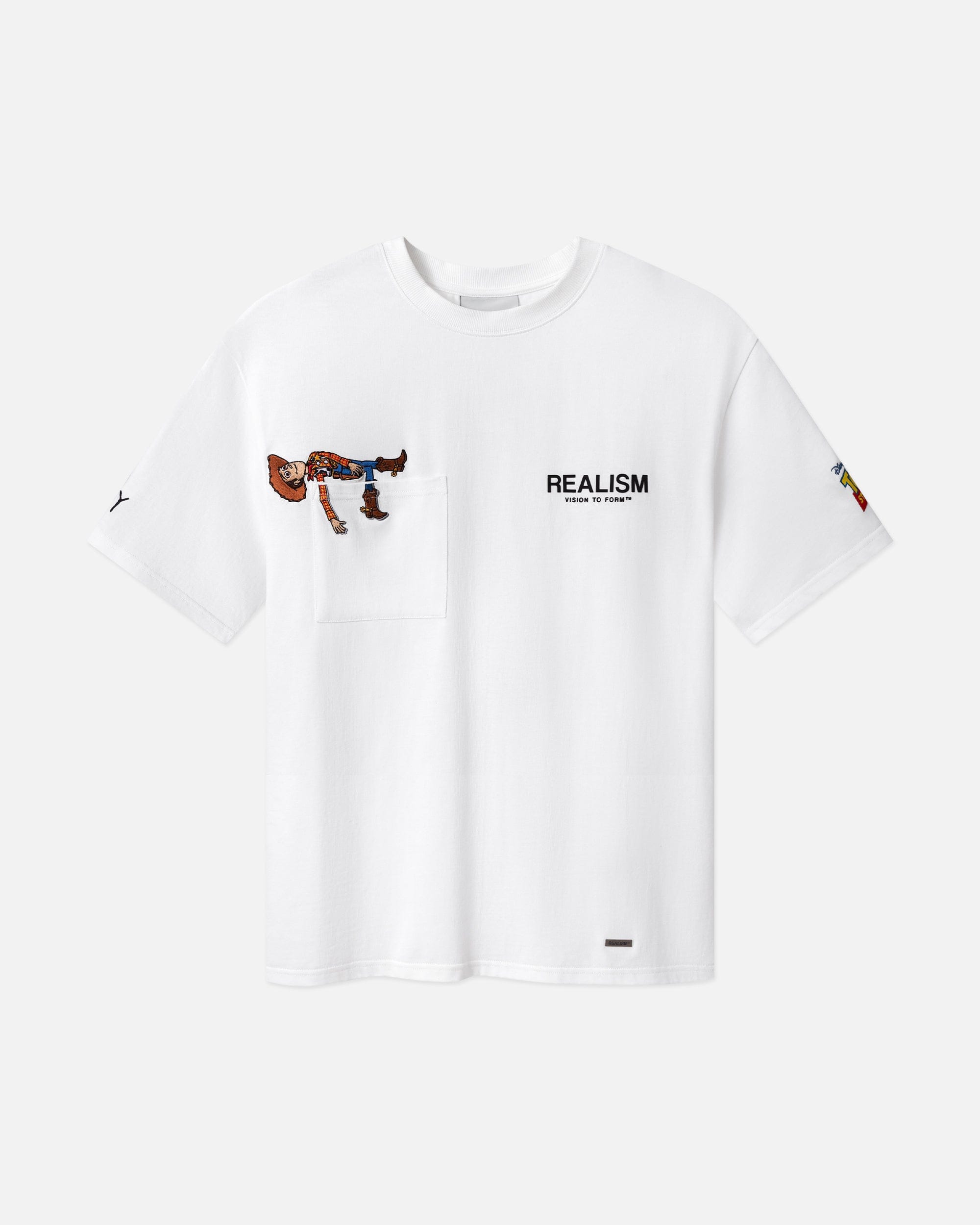 REALISM AND TOY STORY TOY MODE TEE WHITE