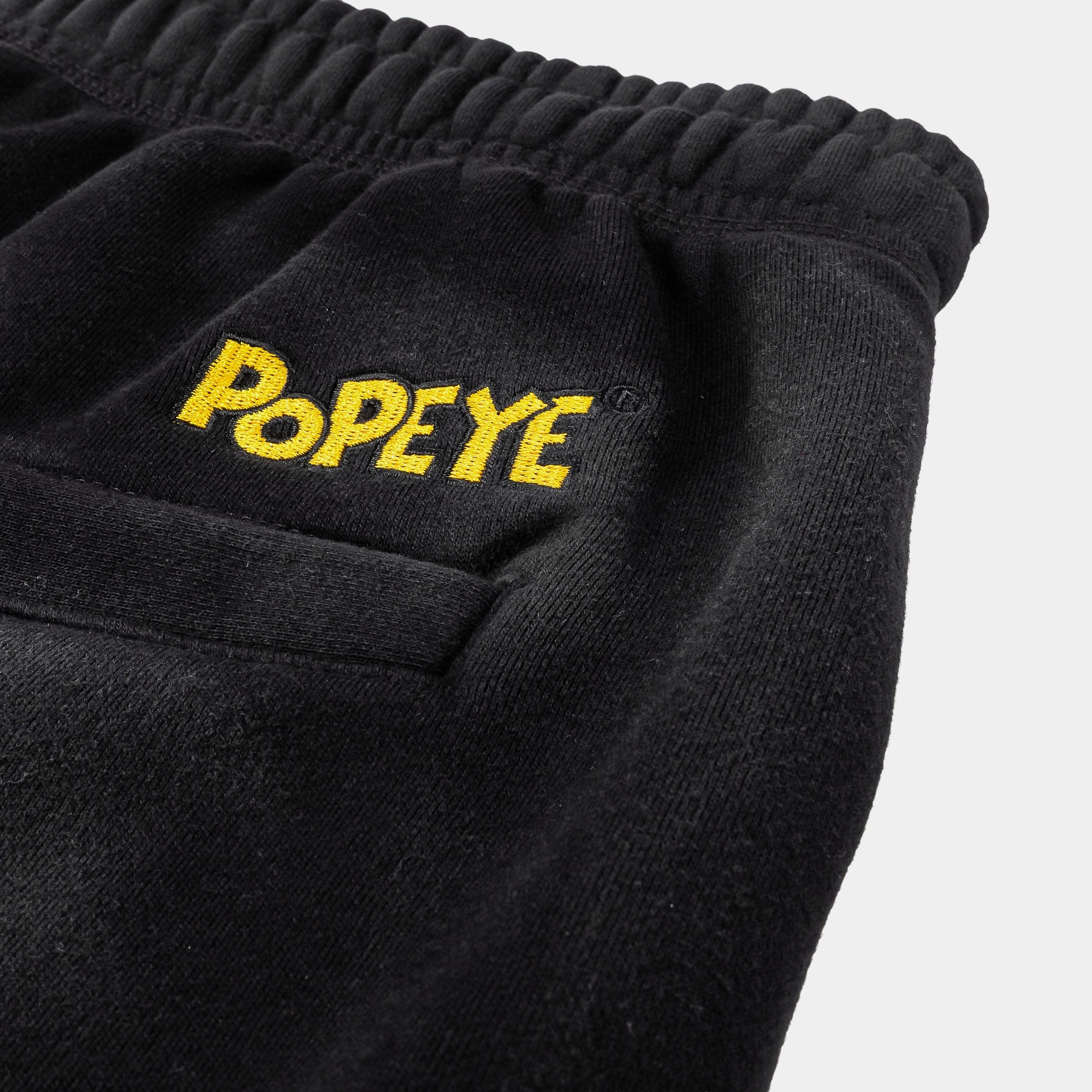 POPEYE X SP SP x Popeye Faces Fleece Mens Shorts (Gray/Black)