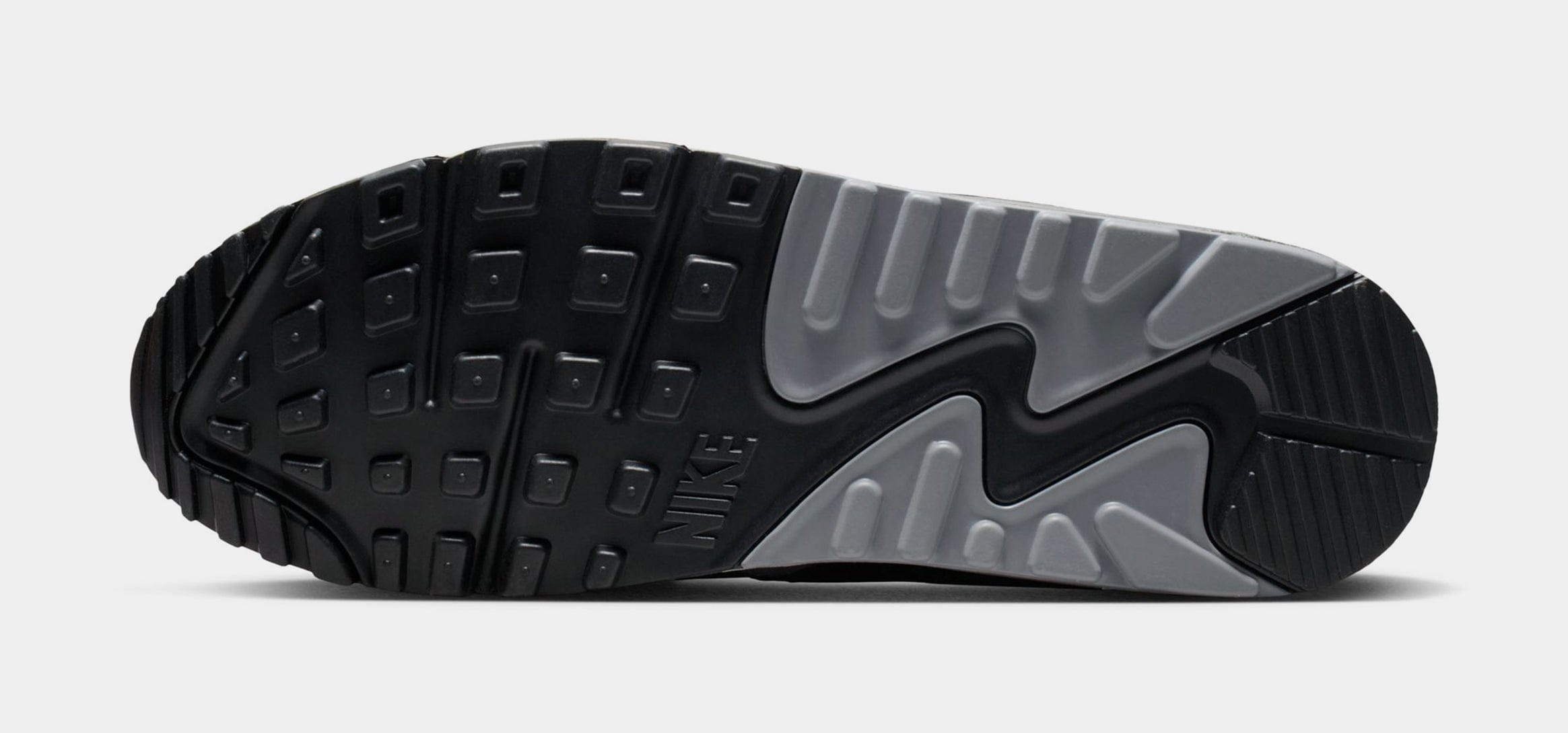Nike Air Max 90 Coconut Milk And Black Mens Lifestyle Shoes (Sail/Light Smoke Grey/Black/Anthracite)