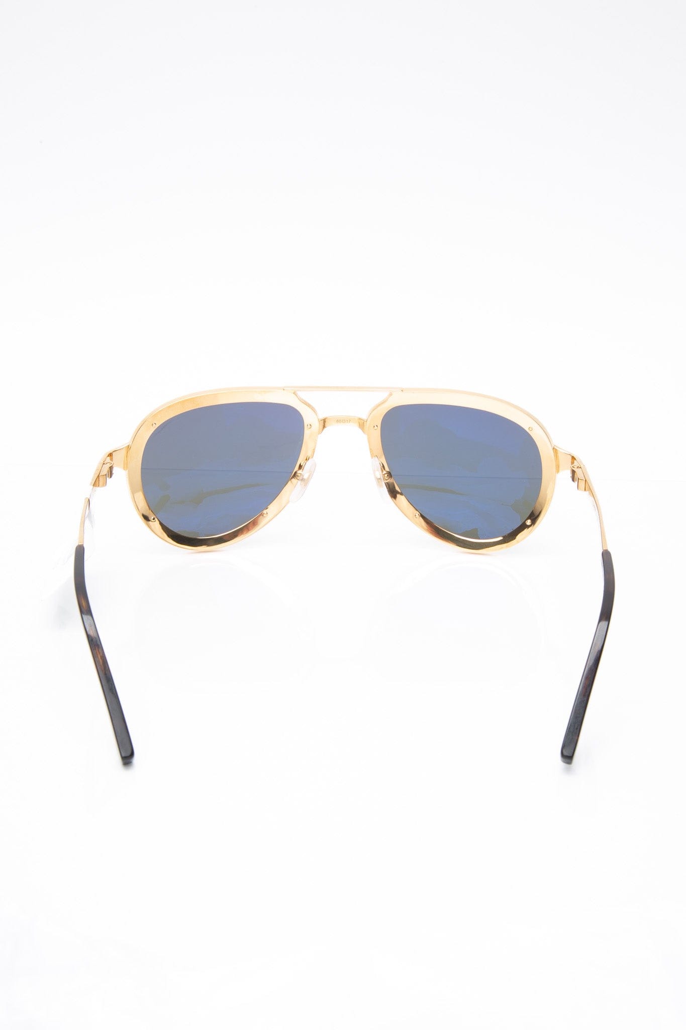 CARTIER Santos De Cartier Pilot Gold Sunglasses (New)