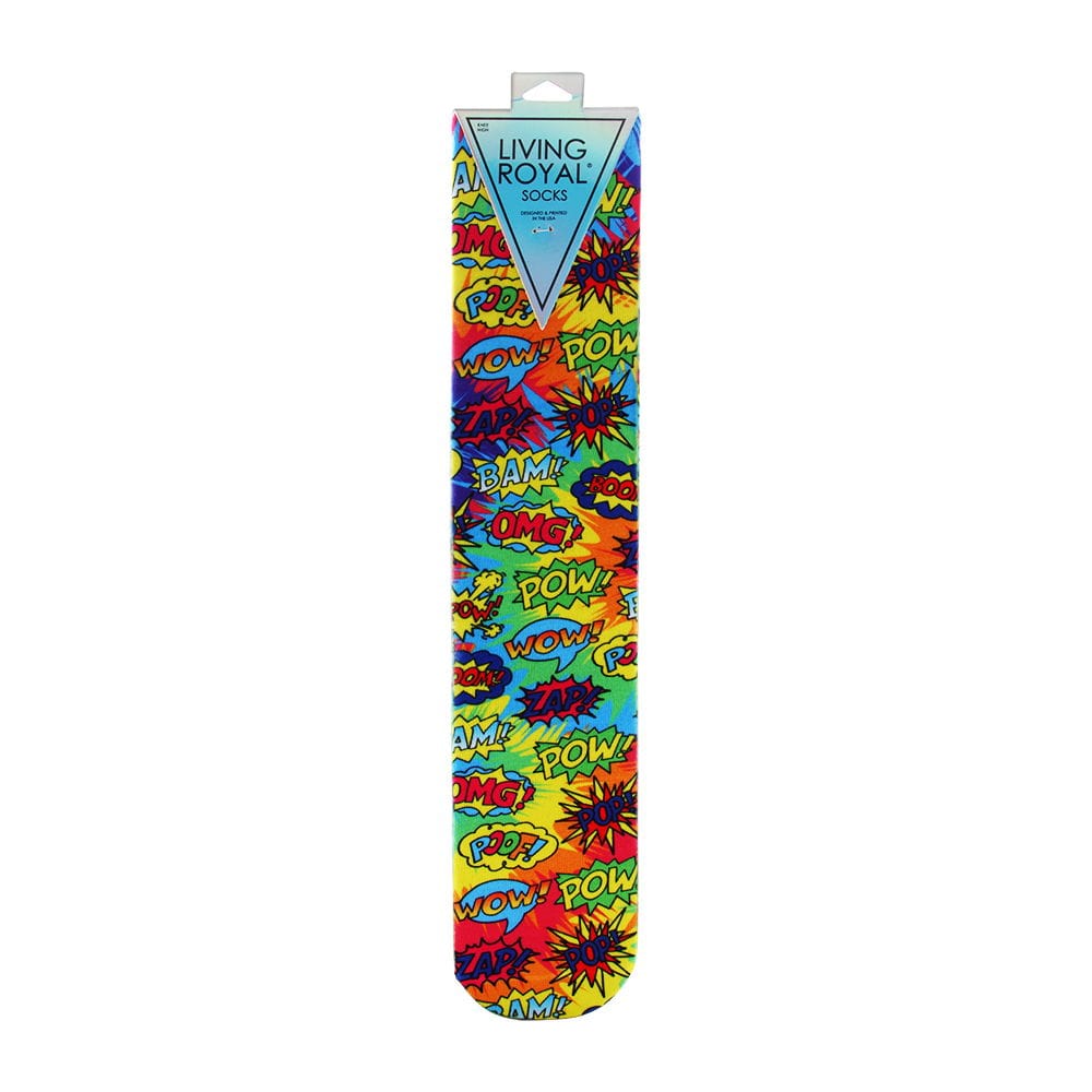 Living Royal Tie Dye Pop Art Knee High Socks Model No. 7208K - 1 Pair